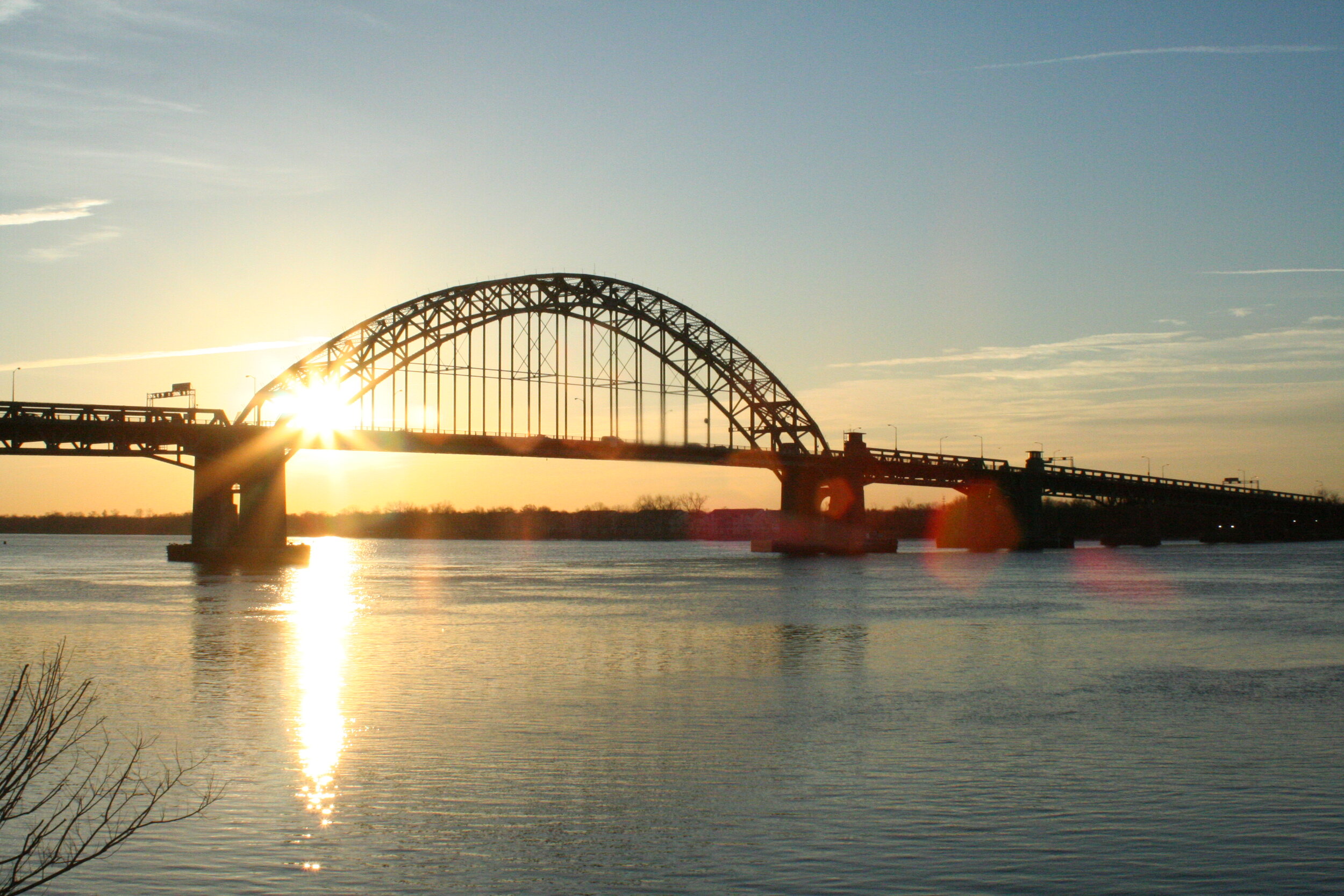 Tacony Palmyra Bridge at Sunrise