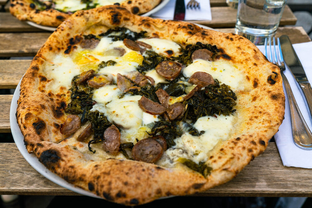 Siciliana Pizza @ Dellarocco's Brick Oven Pizza on Eaten