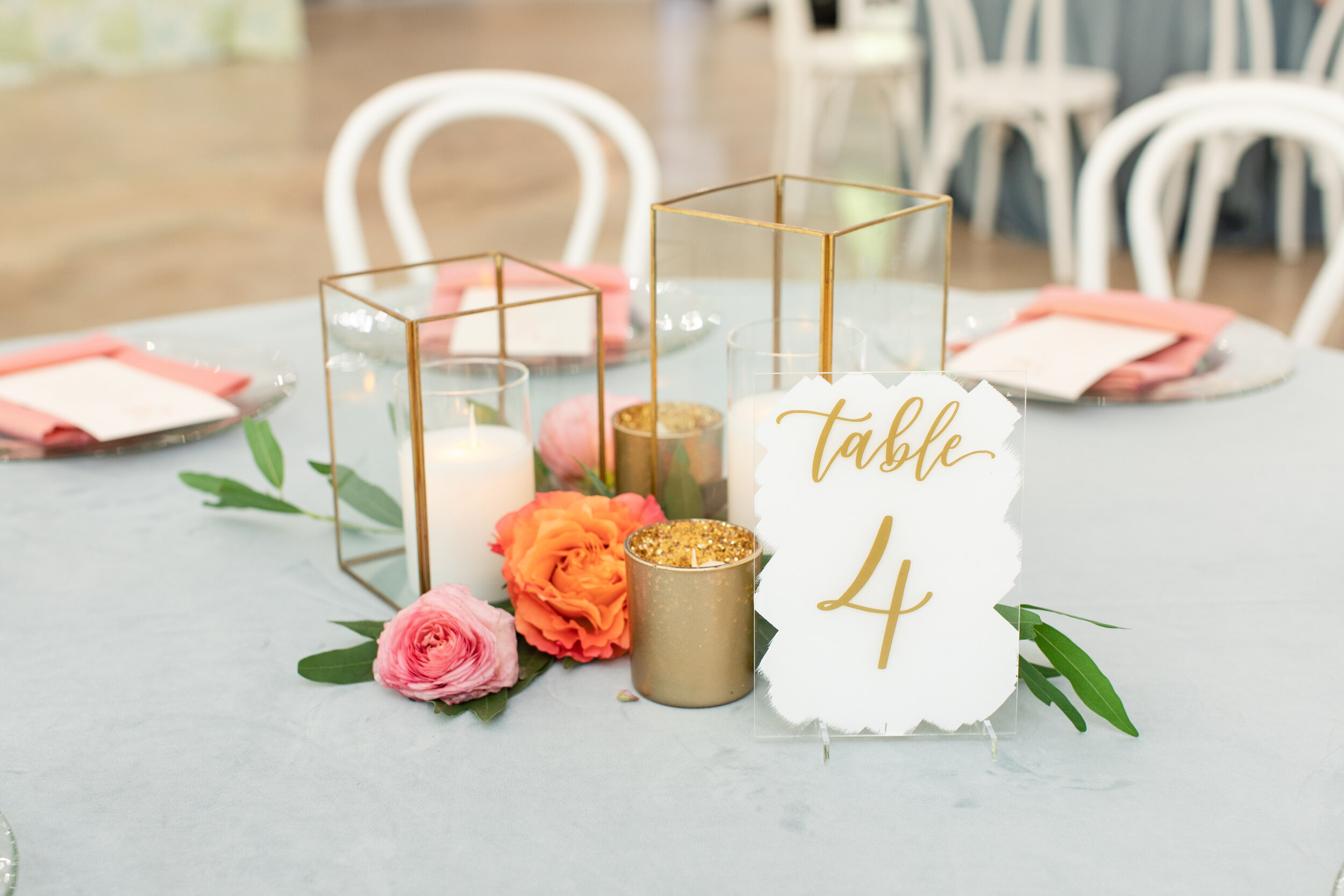 5x7 acrylic table numbers