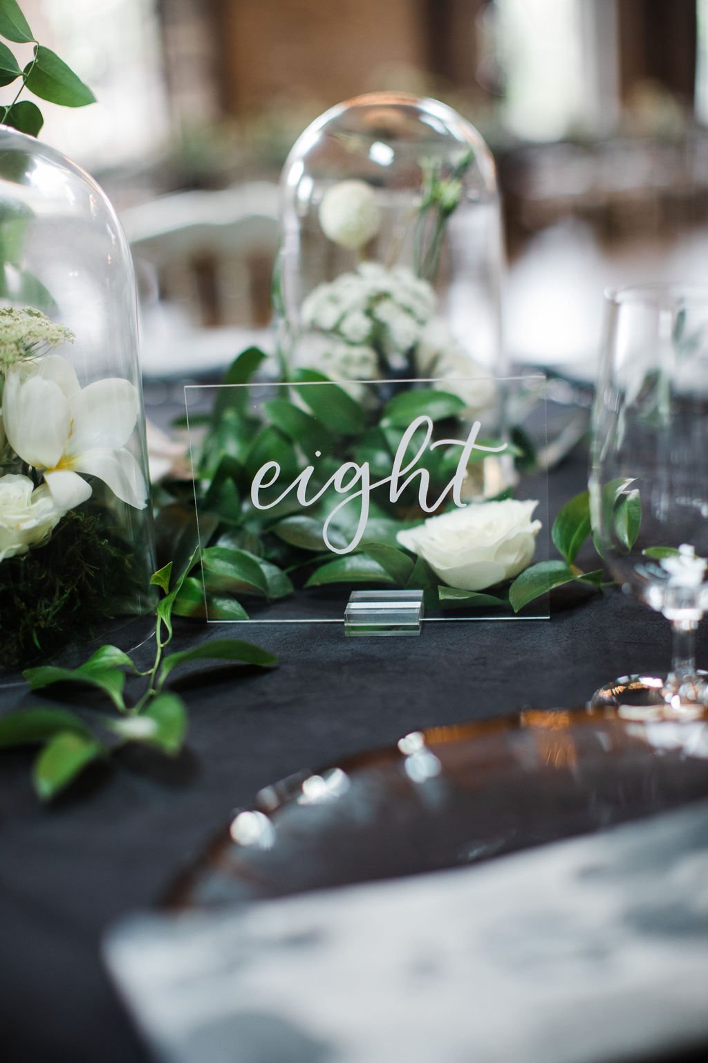 7x5 clear acrylic table numbers