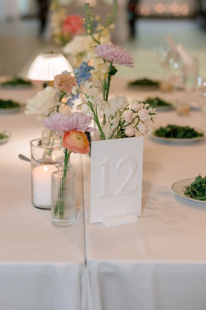 5x7 white linen embossed 