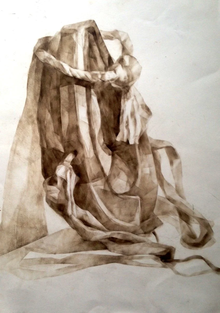  Oil on paper 