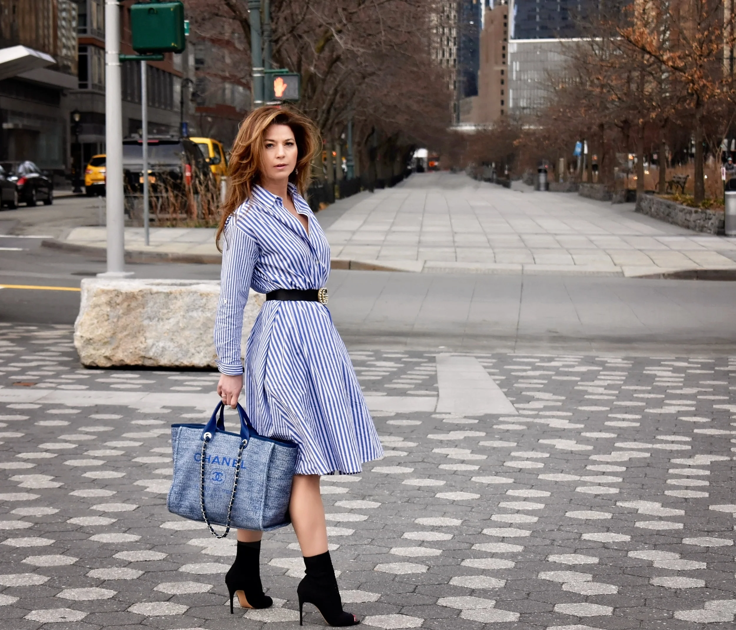 Layers In New York......ZARA Shirtdress