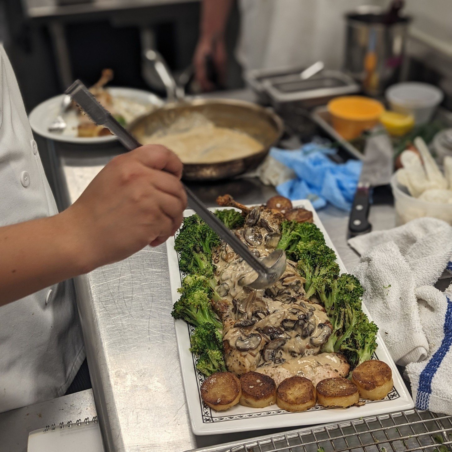 Our Culinary Arts students are about to head out on externship prior to prepping for their pop-up restaurant, but not before their final practical and written exams to showcase that they've mastered the skills learned throughout the program. Most of 