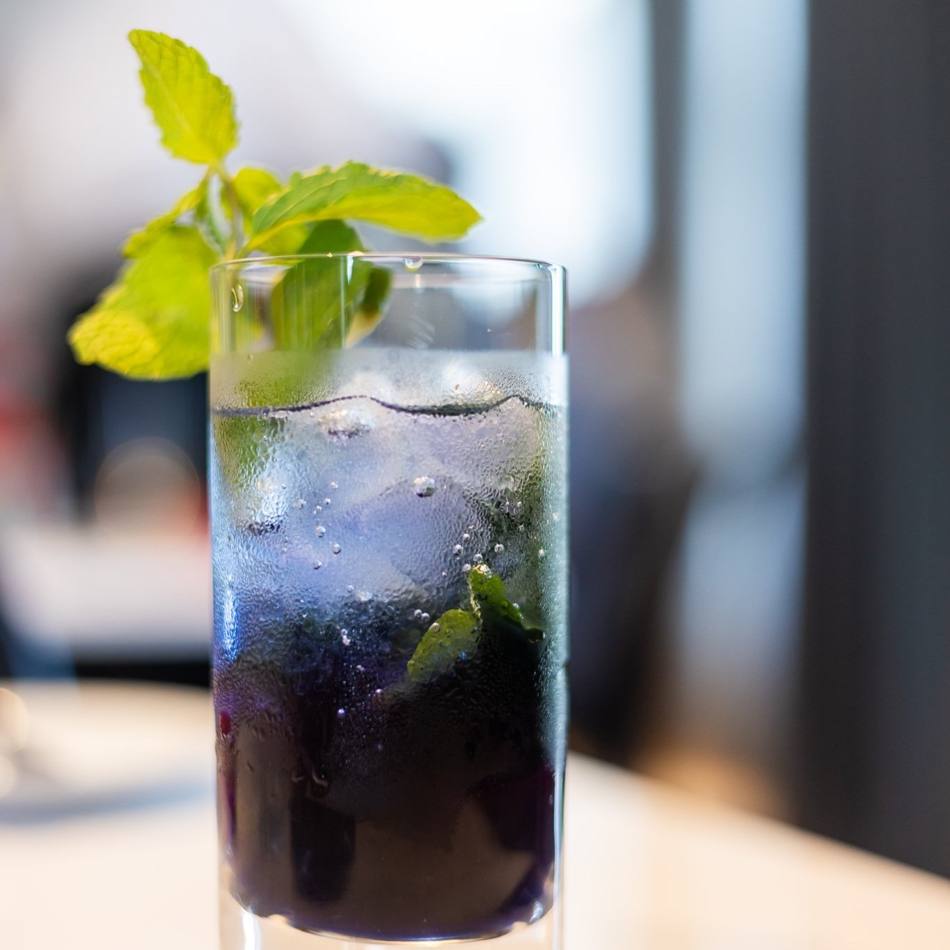 A Summer Mocktail: Butterfly Pea Tea Mint Lemonade