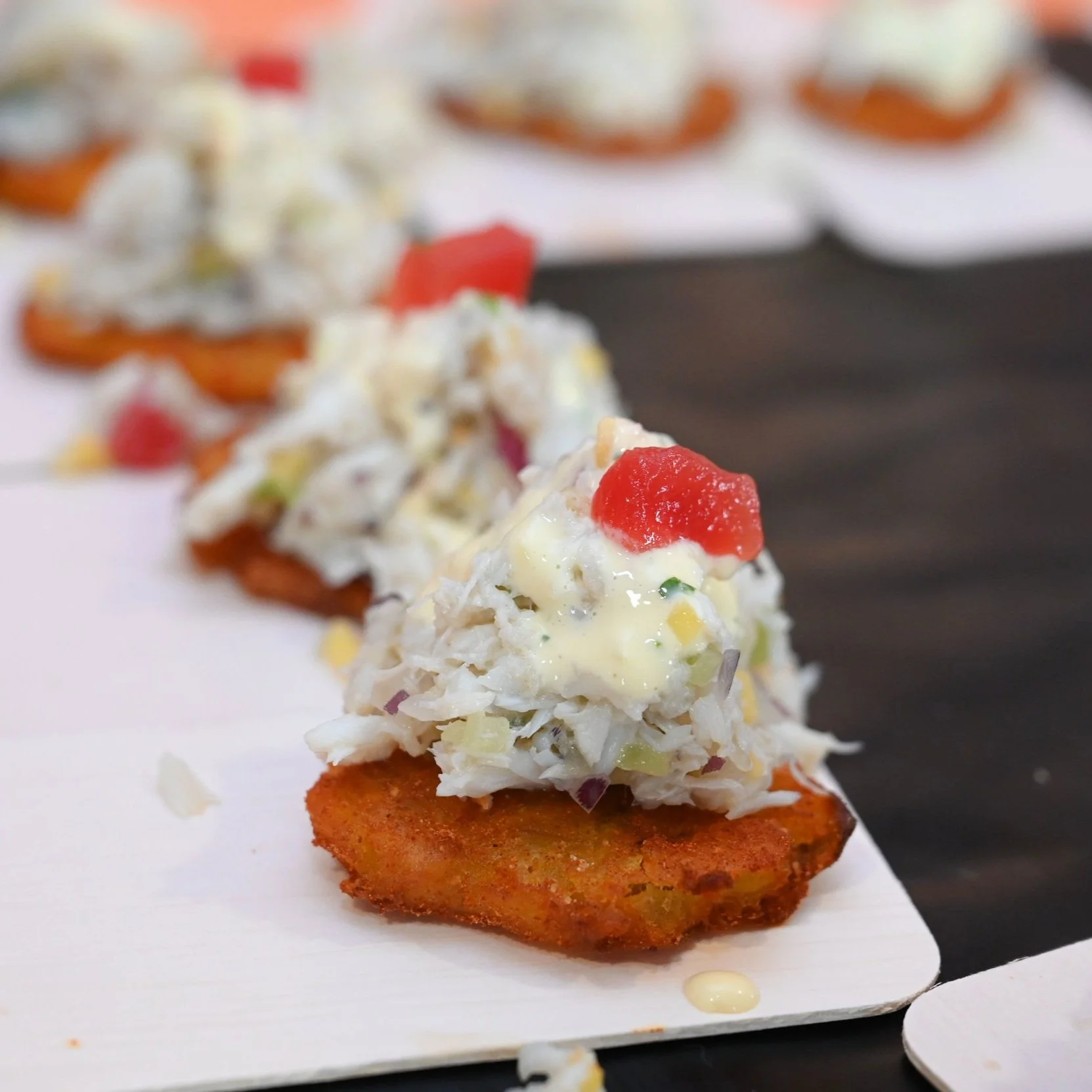 A Recipe from Cooking for a Cause: Crab &amp; Plantain "Bite"