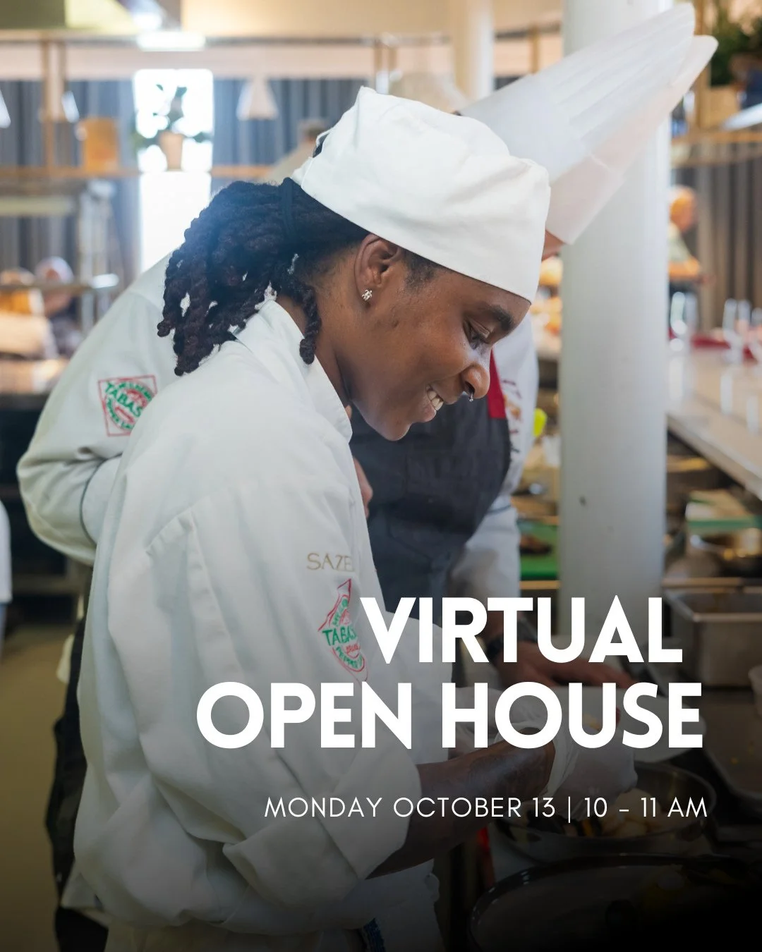 Curious about culinary school? Join NOCHI&rsquo;s Virtual Open House on Monday, October 13 at 10 AM (CT). Get a look at our 6-month Culinary Arts and Baking &amp; Pastry certificate programs, student pop-ups, financial aid, and how to apply - all fro