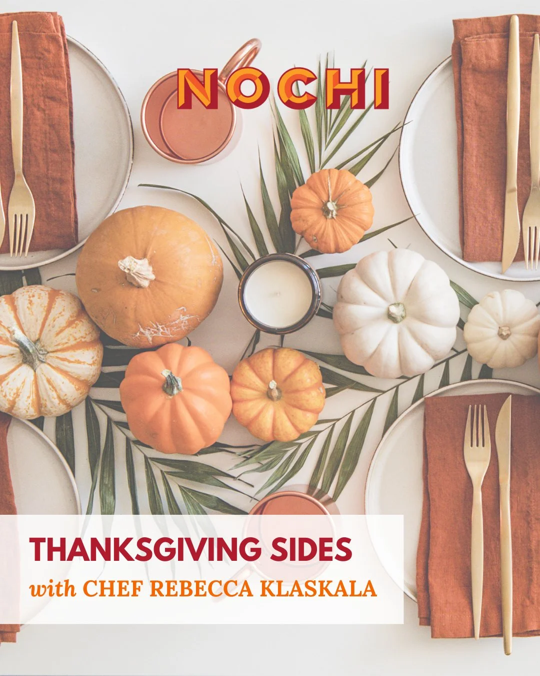 Join the next class in our Chef Instructor Series this Sunday!⁠
⁠
In this Thanksgiving Sides class, Chef Rebecca Klaskala will take you beyond the recipes to master the techniques that make holiday favorites truly shine. Learn how to cook silky garli