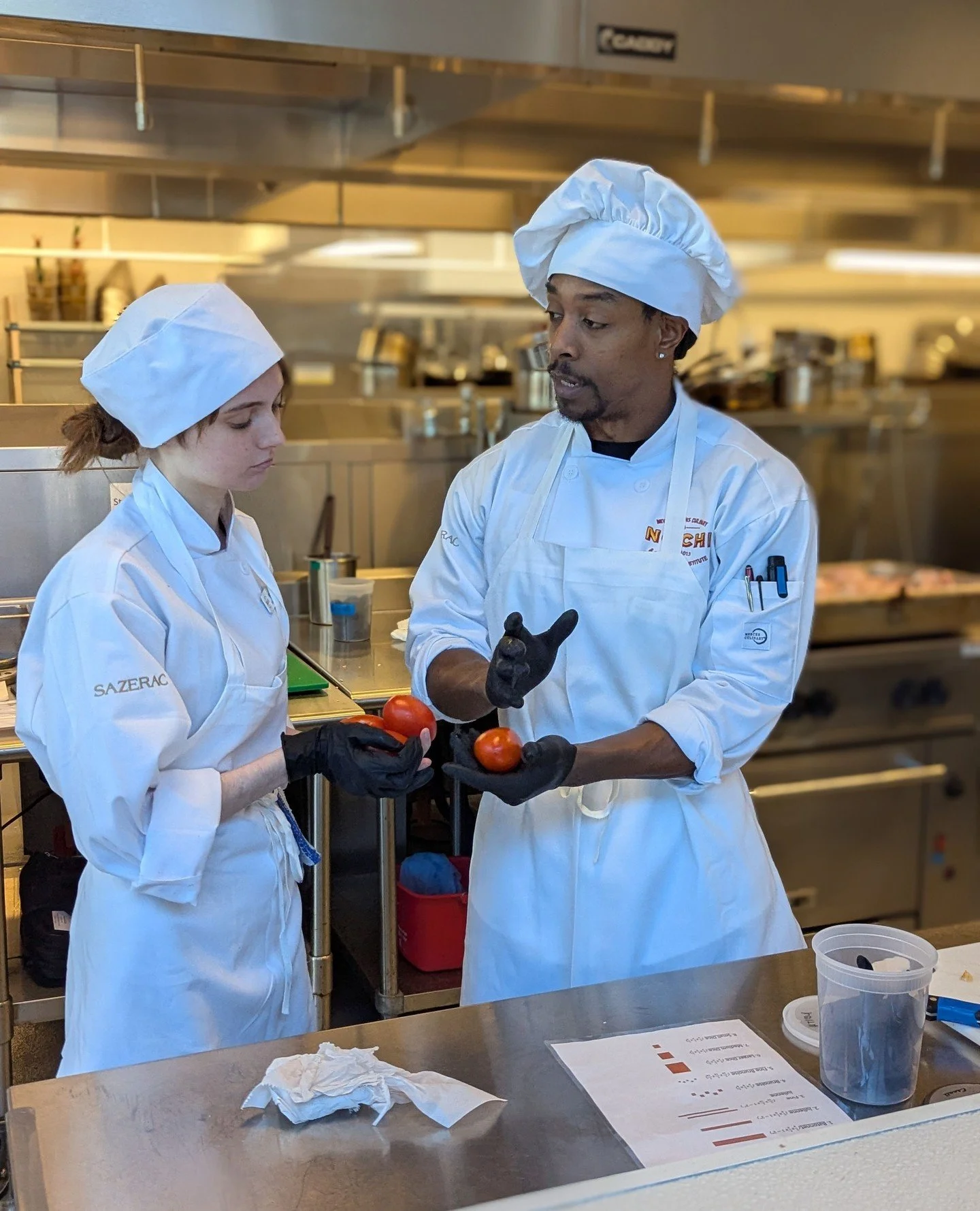 Soup&rsquo;s on in the labs this week!⁠
⁠
As part of NOCHI&rsquo;s core curriculum covered in the first 25 days, our students are building a strong foundation in classic soup-making. Over the course of three days, they start with stocks and move into