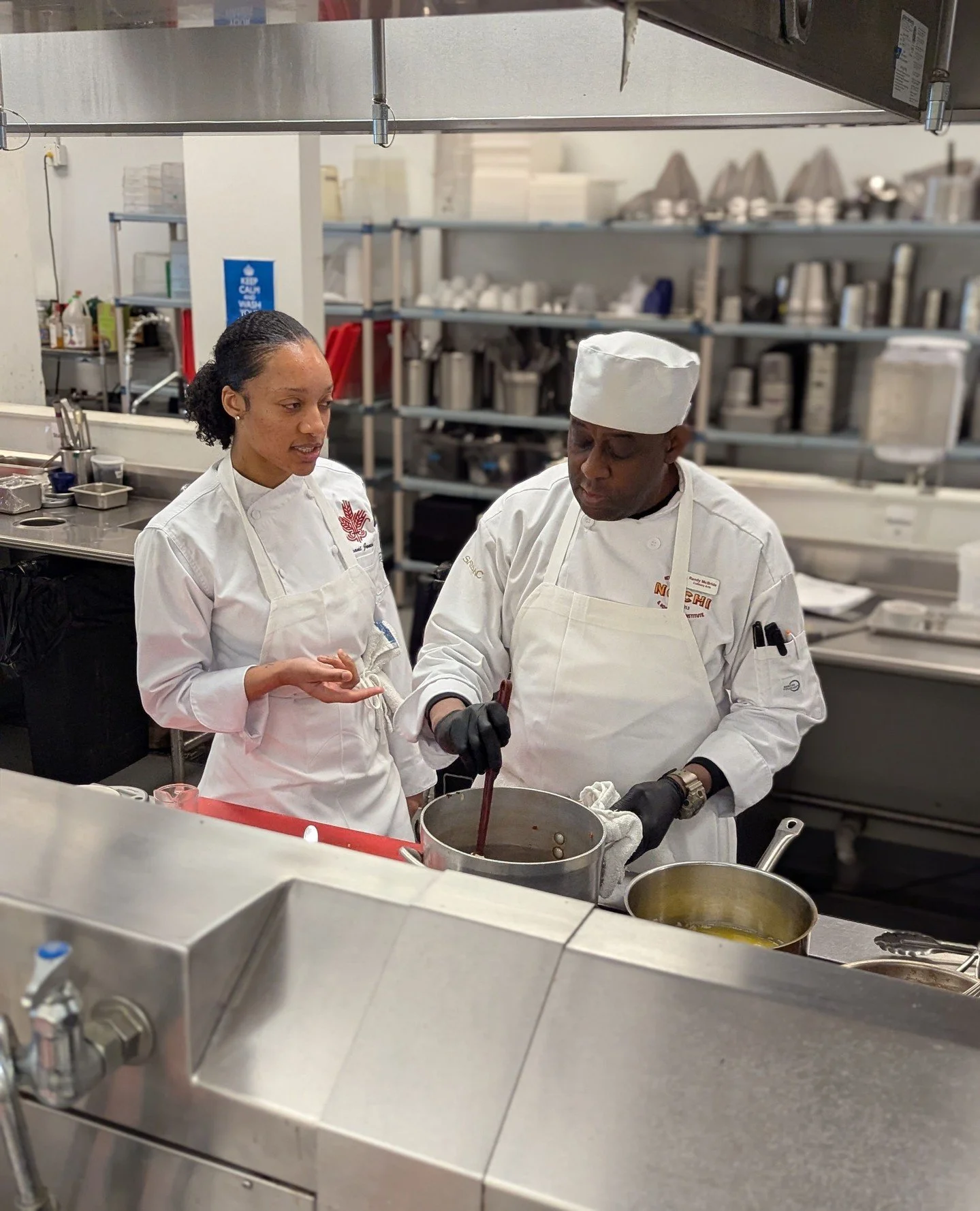 Always good to have alumni back in the building!⁠
⁠
This cohort, NOCHI alumni are jumping in as teaching assistants, instructing private cooking classes, and helping cook in the events kitchen. They're sharing real-world experience, supporting curren