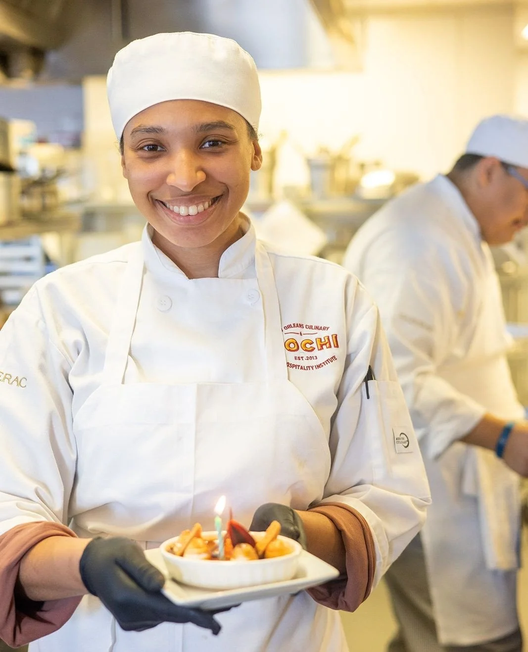 Coming back for seconds and discovering something new. ⁠
⁠
After graduating from NOCHI&rsquo;s Culinary Arts program in Spring &lsquo;25, Leslie Jarreau returned to NOCHI to dive into the science of baking &amp; pastry. What started as curiosity turn
