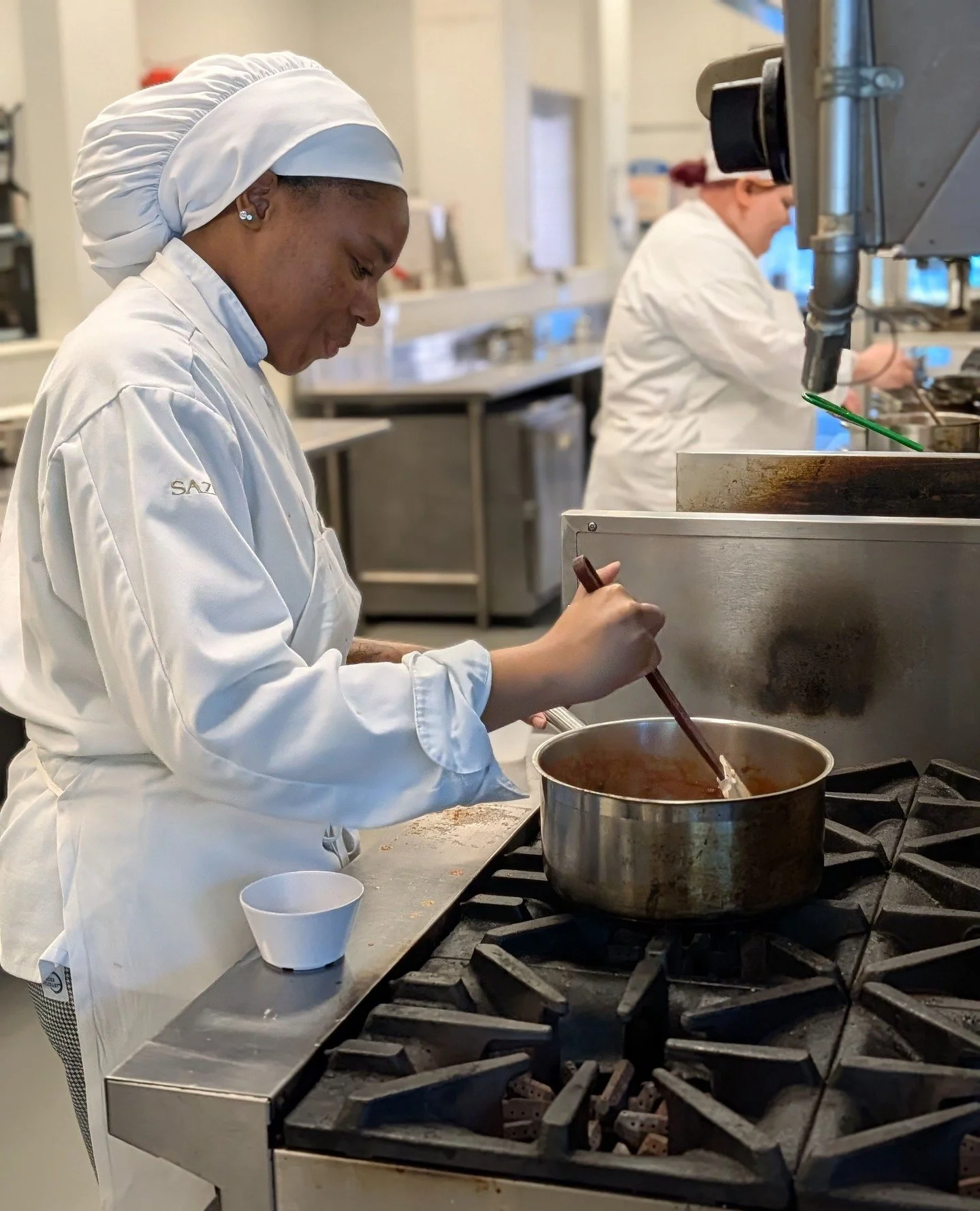 For two weeks of the six-month certificate program, our students get to experience a small taste what the other labs are experiencing. This week found our Baking &amp; Pastry Arts students in the first half of an intensive culinary arts education, wh