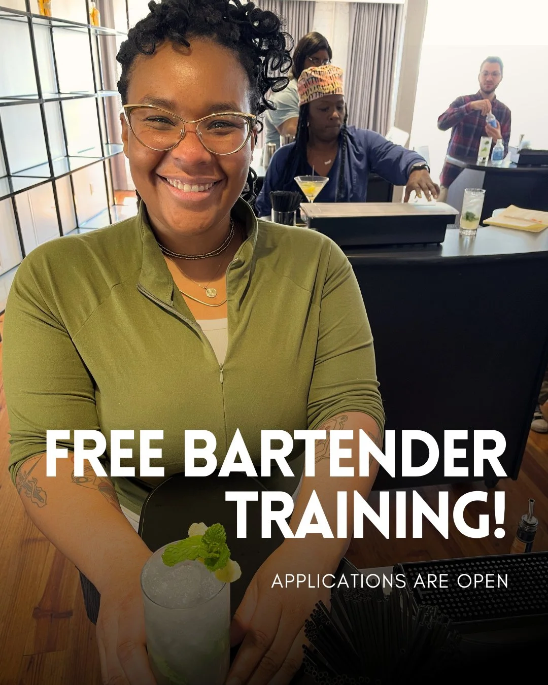 Apply now for Diageo Learning Skills for Life at NOCHI! This week-long, FREE hands-on training program designed to provide the fundamentals needed to step into a career as a bartender - or just make a mean drink at home. Covering bar basics, techniqu