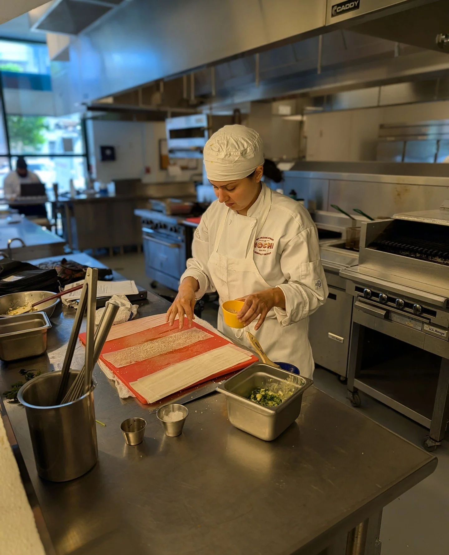 Next stop: everywhere ⁠
⁠
Our Culinary Arts students are diving into international cuisine over the next few weeks. They're exploring flavors and techniques from around the world, all from the NOCHI labs. Using regional ingredients with classic metho