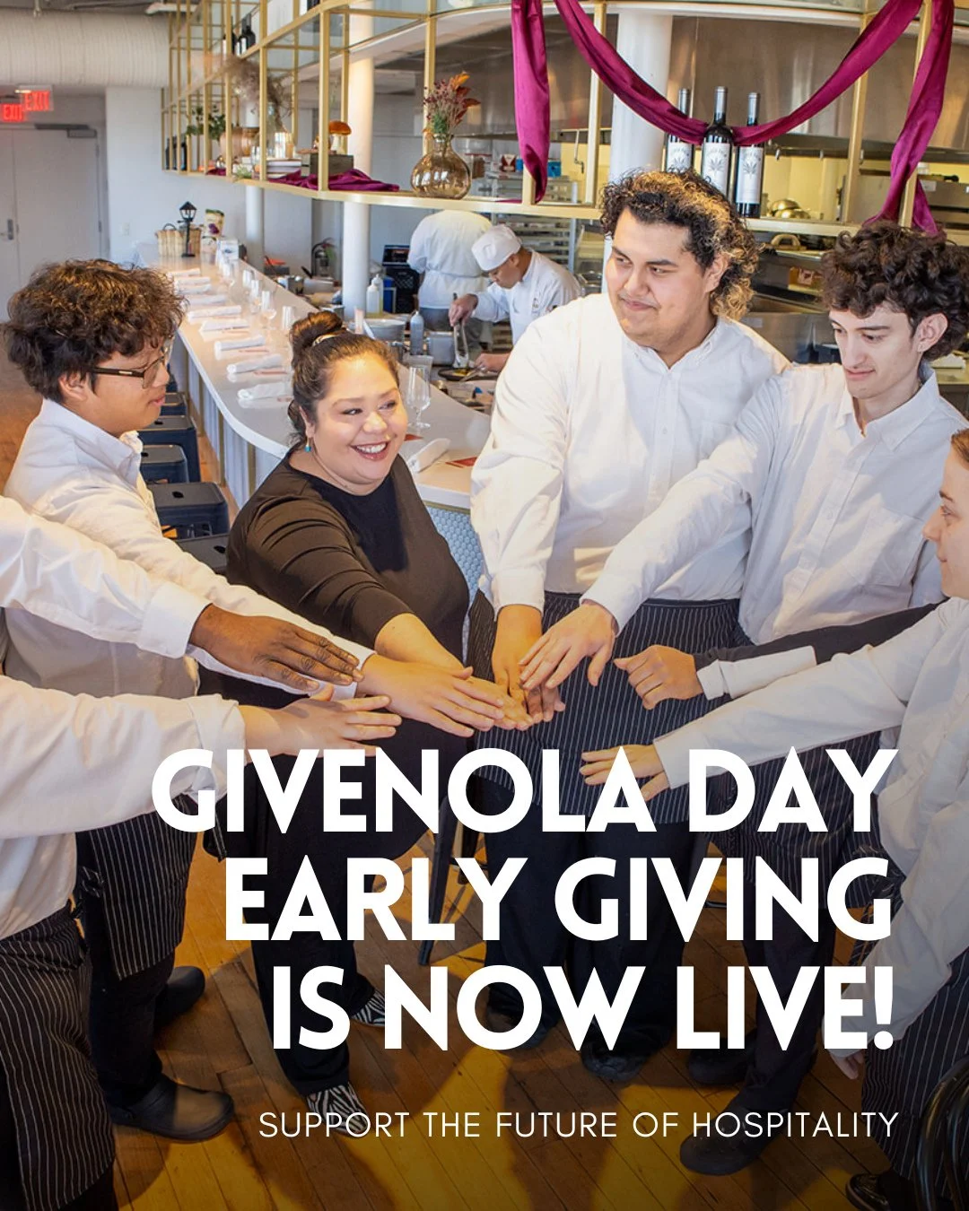 Early giving starts today!⁠
⁠
GiveNOLA Day is May 5, but you don&rsquo;t have to wait. Your chance to support NOCHI starts now. Every gift provides real career pathways for students building a future in hospitality.⁠
⁠
Give early. Give today.⁠
⁠
www.