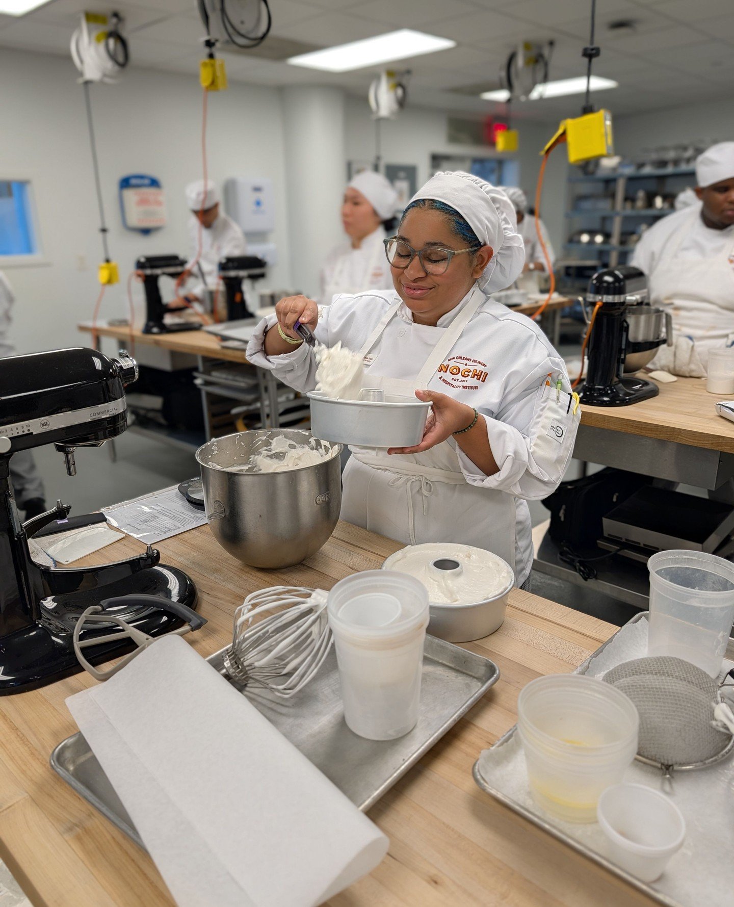 One week down. ✔️⁠
⁠
Our Fall '26 Culinary Arts and Baking &amp; Pastry Arts students have hit the ground running. After kicking things off with a quick tour of some of the New Orleans food scene, they jumped into the kitchen and baking labs, making 