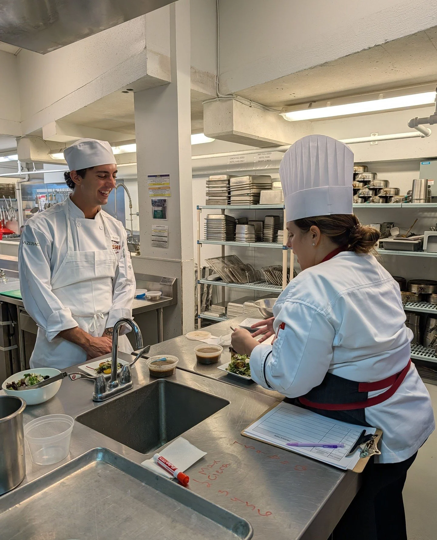 Every day is a chance to improve. 👨&zwj;🍳⁠
⁠
At NOCHI, class doesn't end when a dish is plated. Our chef instructors evaluate students' work each day, offering real-time feedback on technique, flavor, presentation, timing, and execution.⁠
⁠
That im