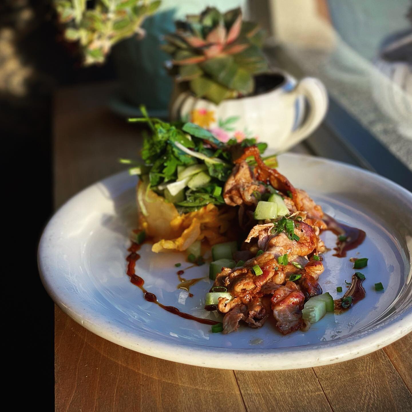 House-made kimchi, (or PLIMchi if you will,) is the star of this new dish! Topped with marinated, thinly sliced pork shoulder&hellip;it&rsquo;s so good, you&rsquo;ll wish for seconds.

#foodporn #foodphotography #denverrestaurants #diningoutdenver #d