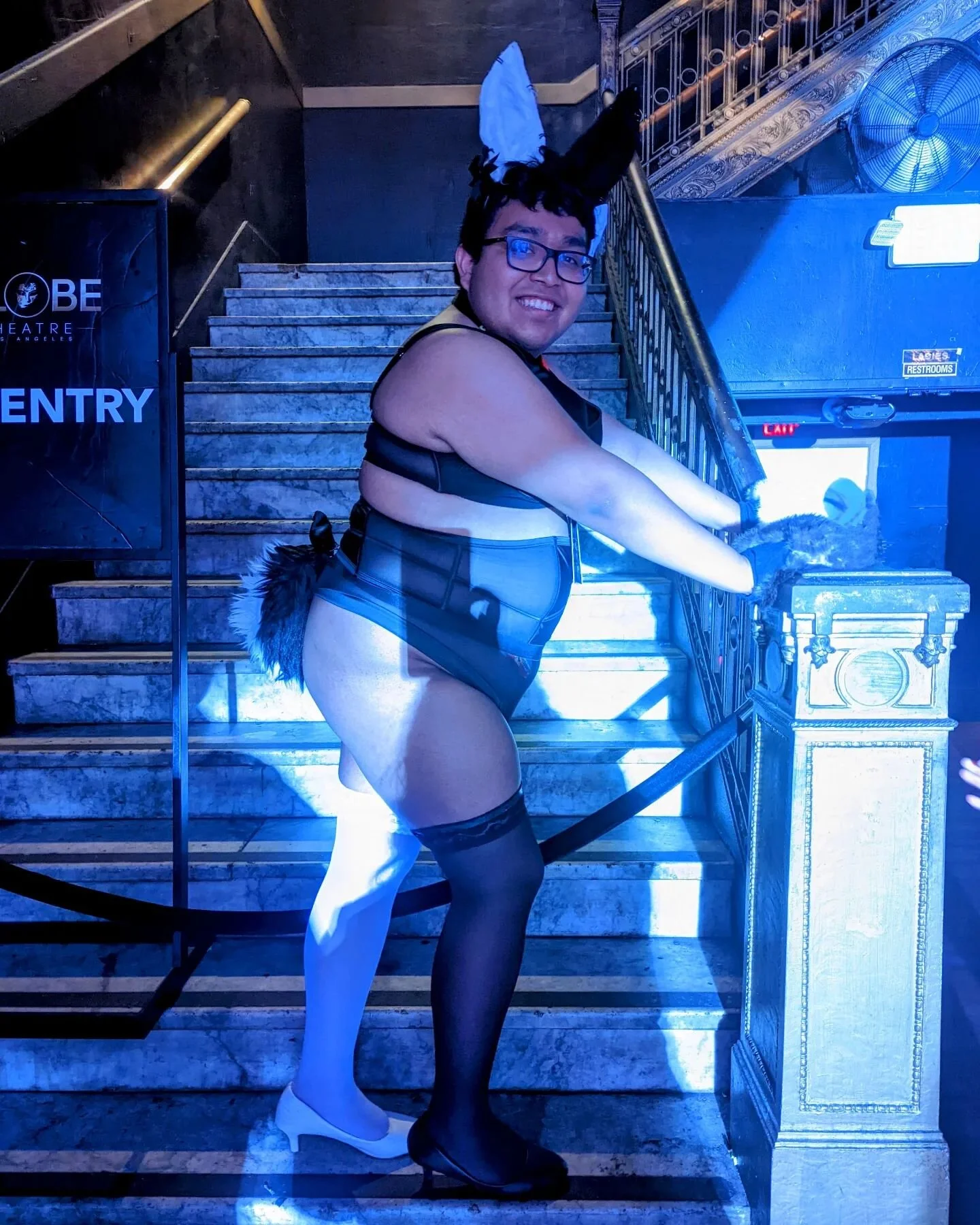 Little Club Bun! 

Little bunny butt almost became a snack 😉😋

@bondageball was such a fun night!!! It was so good to see so many friends! 

#bondageball #globetheatre #losangeles #nightlife #club #nightclub #losangelesnightlife #kinkcommunity #dow