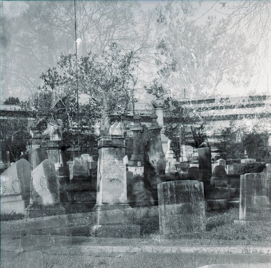 Shreveport Cemetery Double Exposure Photography