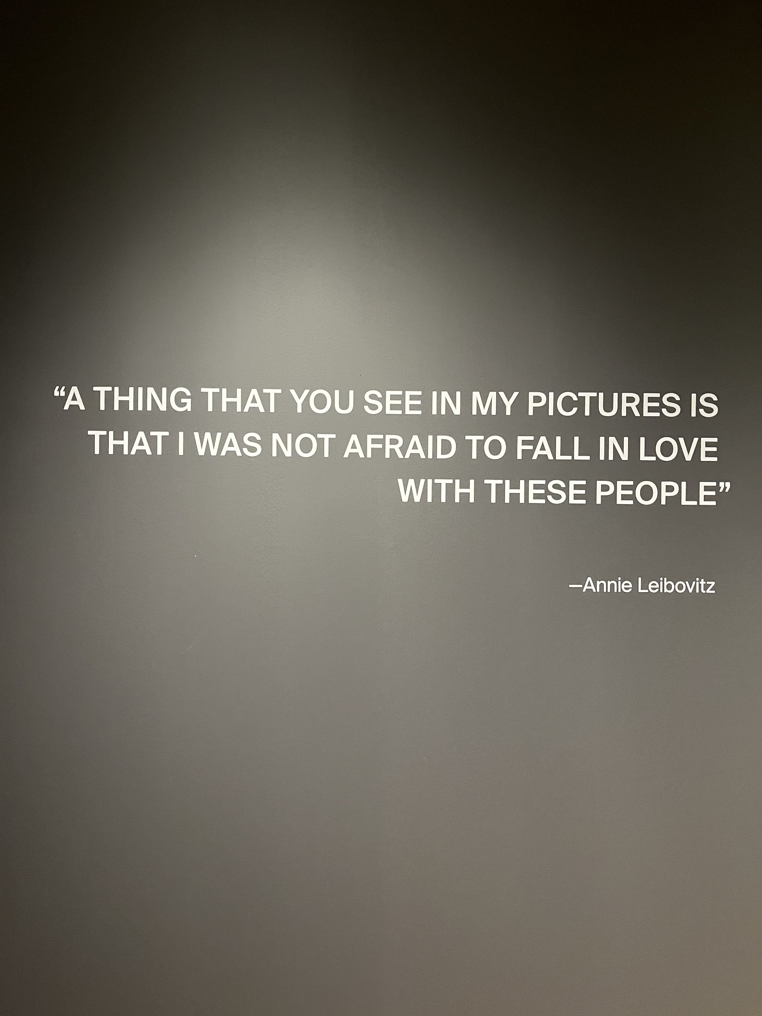 Leibovitz quote
