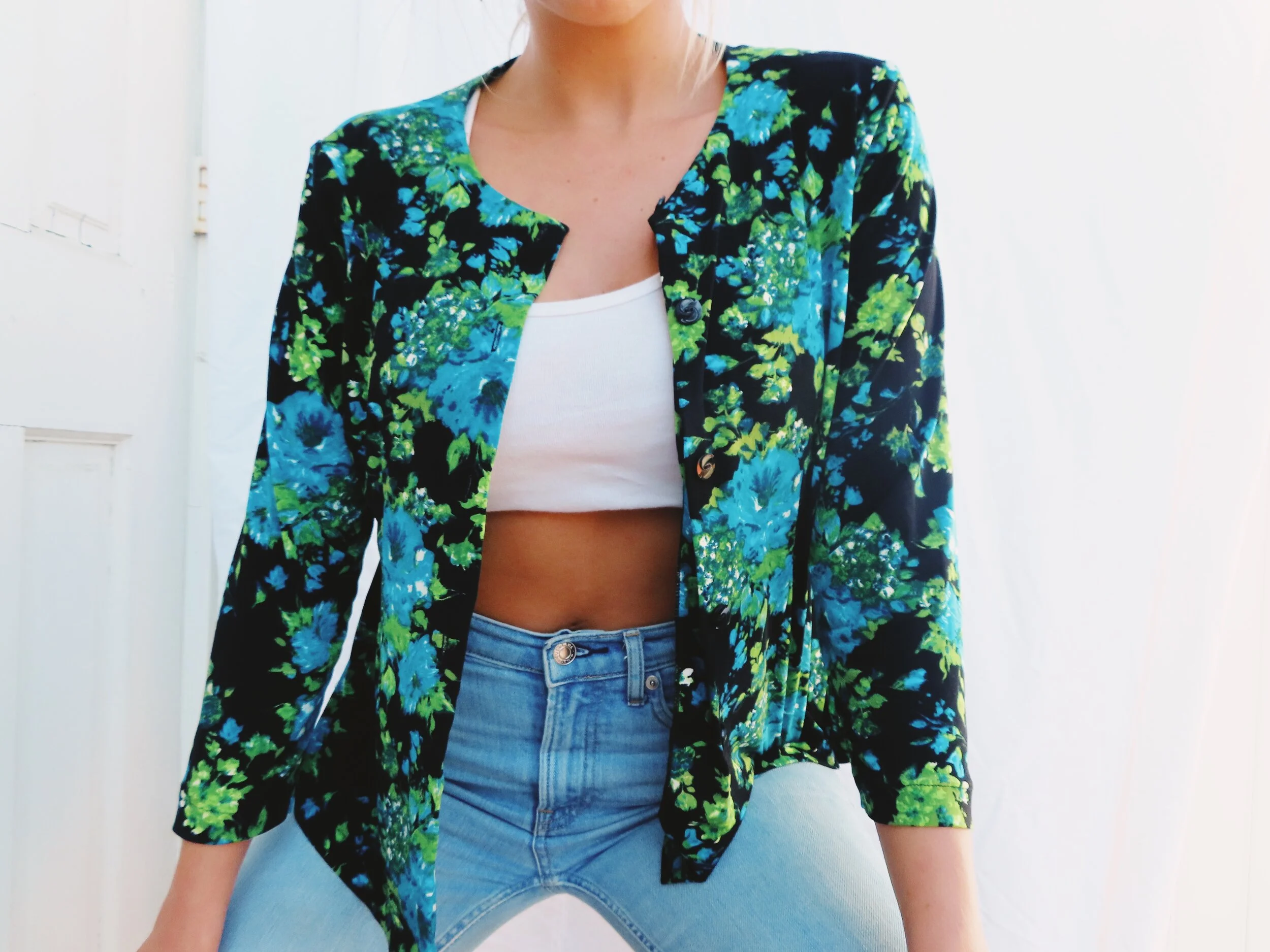 Floral Frankie Cardigan