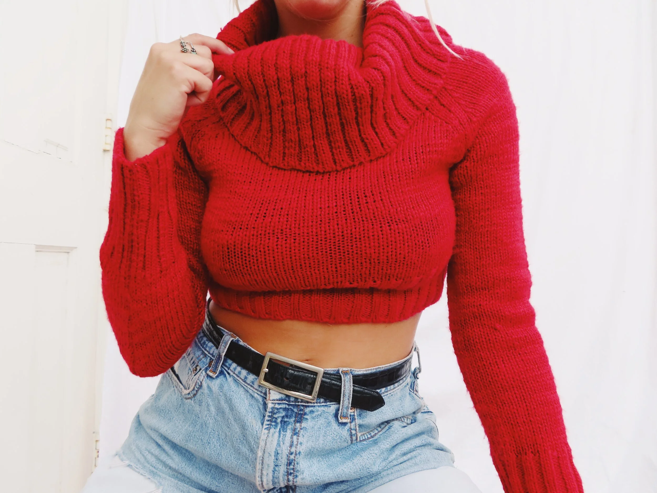 Aye Bay Bay Cropped Sweater