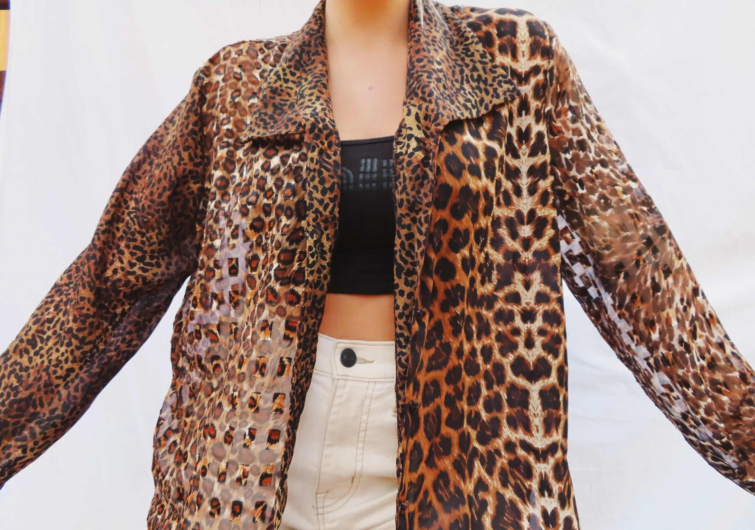 Cheetahlicious Button Up