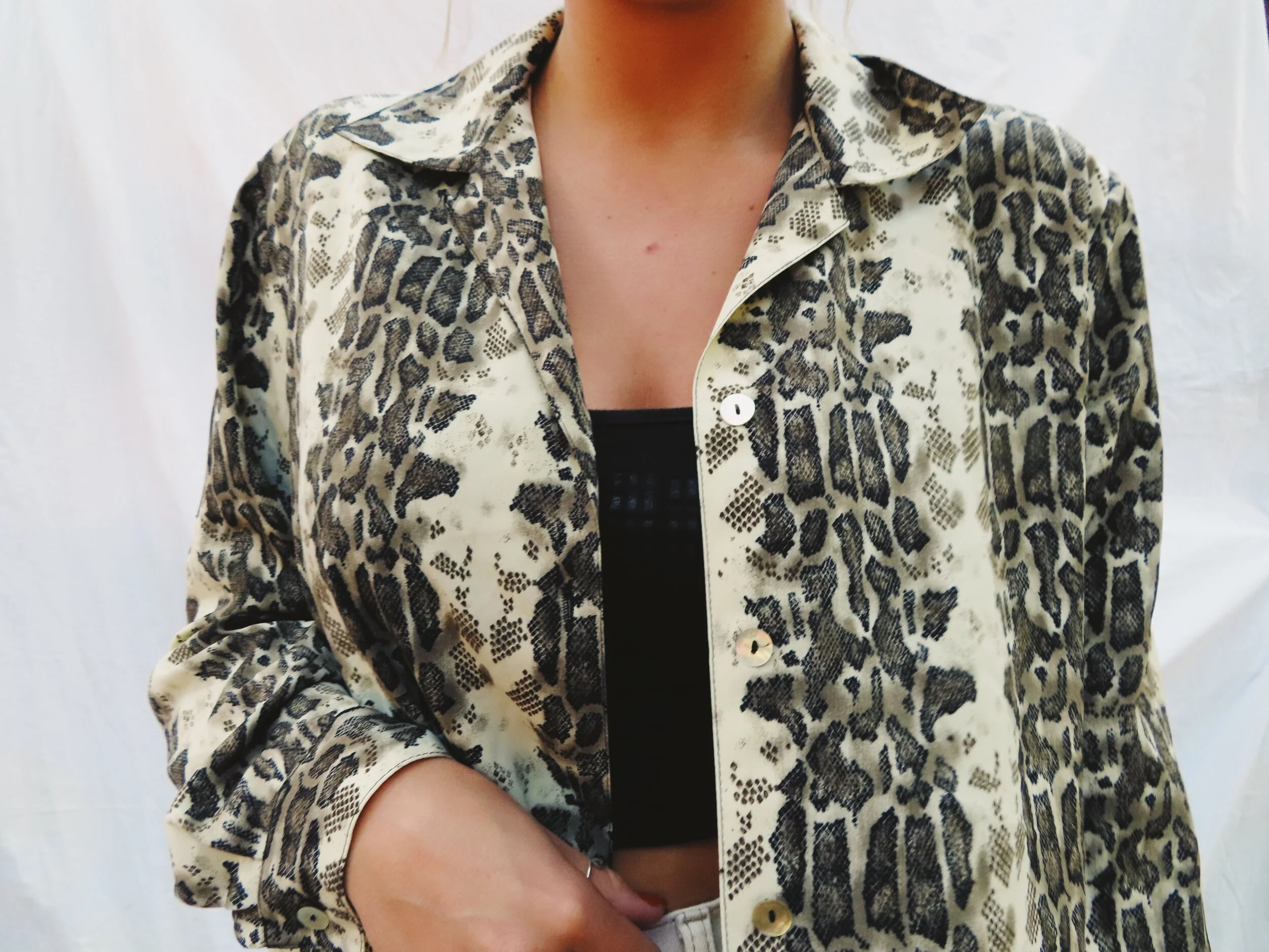 I'm a Snake Button Up