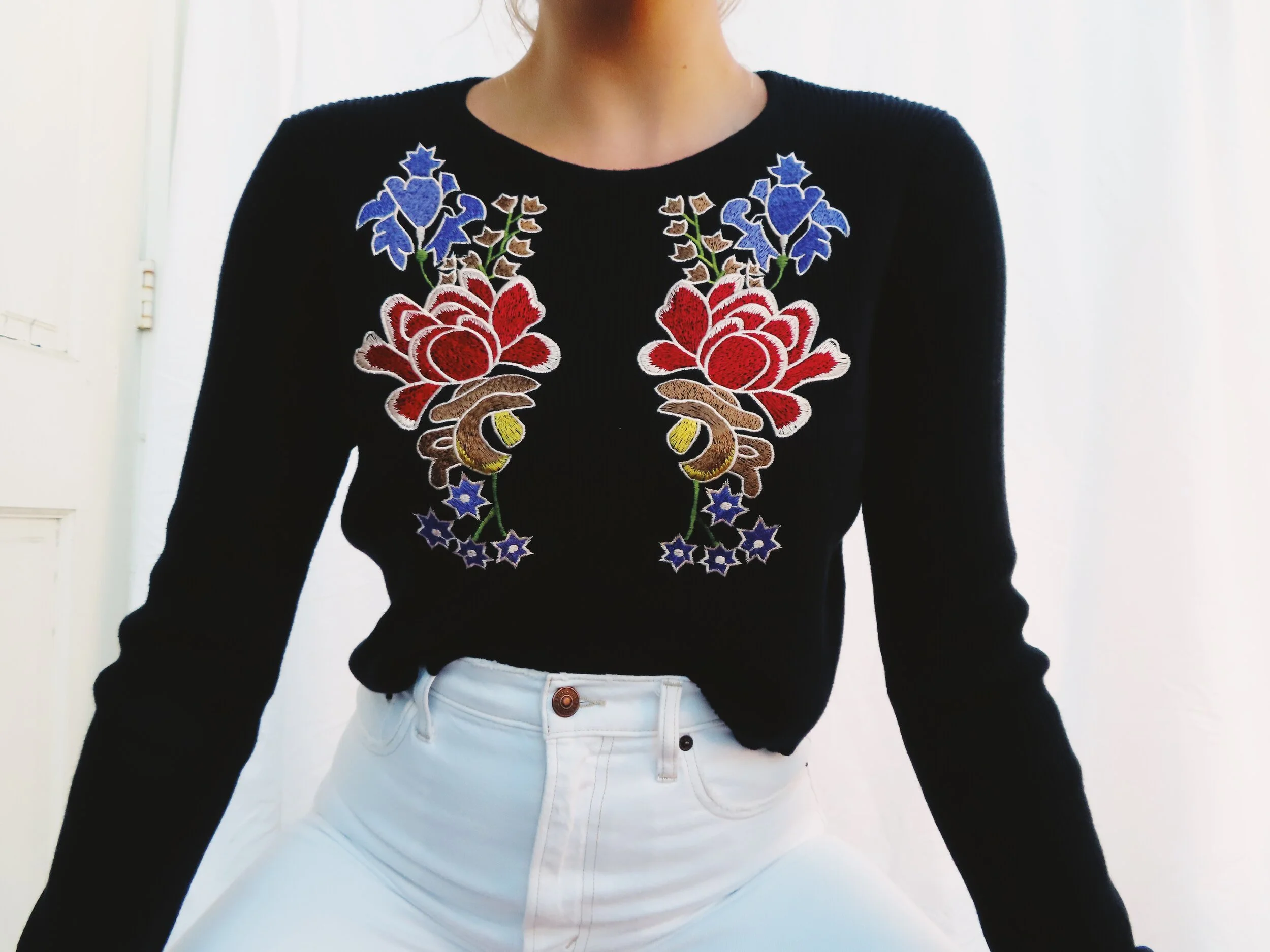 Seeing Two Sweater Top