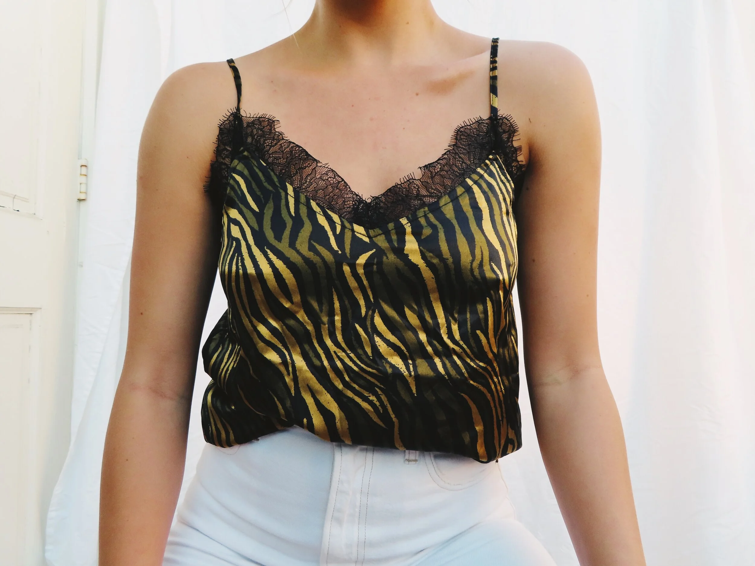 Camo Zebra Slip Top