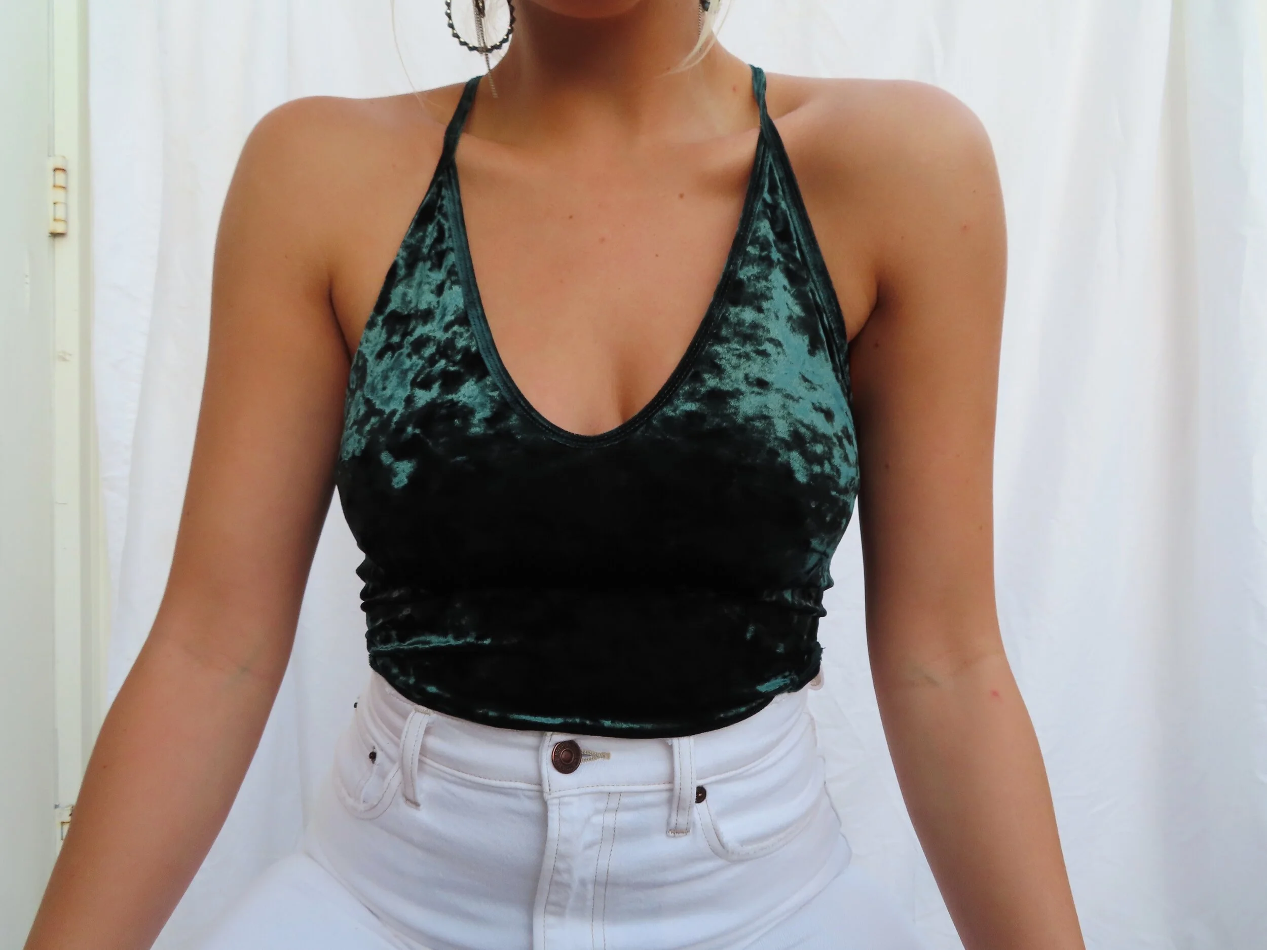 What the Kale Velvet Top 