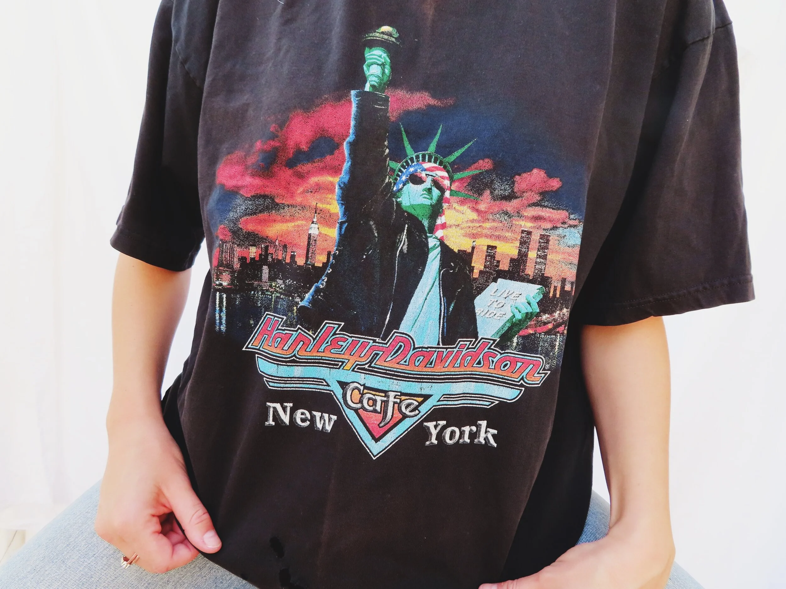 Cafe New York Harley Davidson Tee