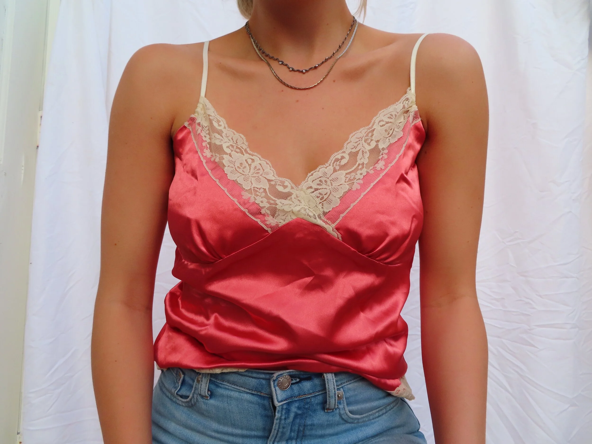 Peaches and Cream Slip Top 