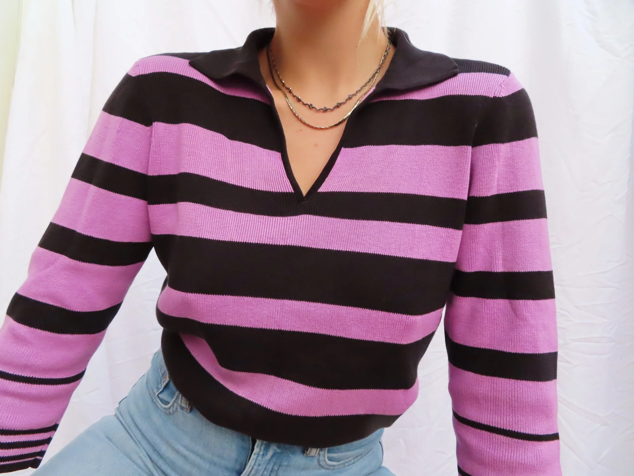 Pat Striped Sweater 