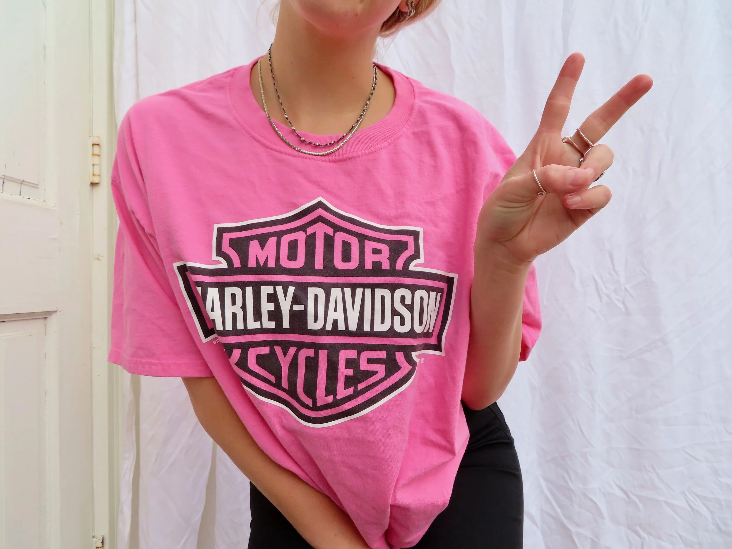 Pretty in Pink Harley Davidson Tee