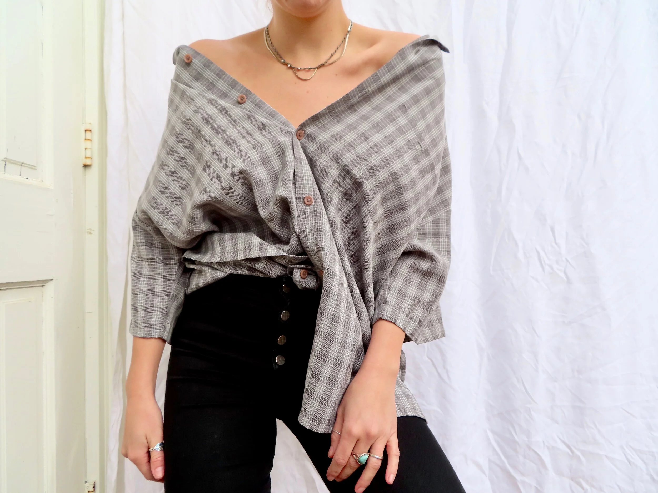 Oversized Ben Button Up