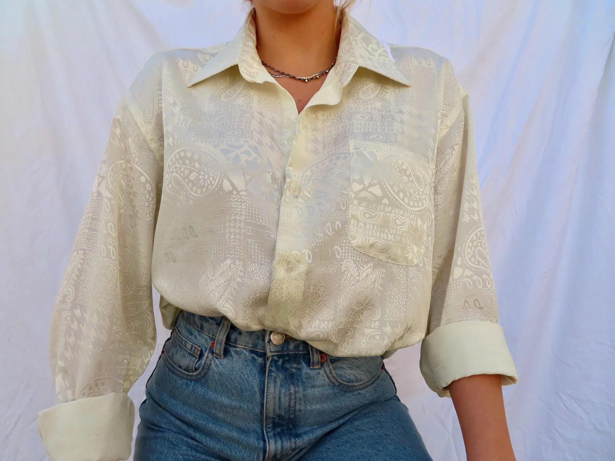 Oversized Linda Button Up