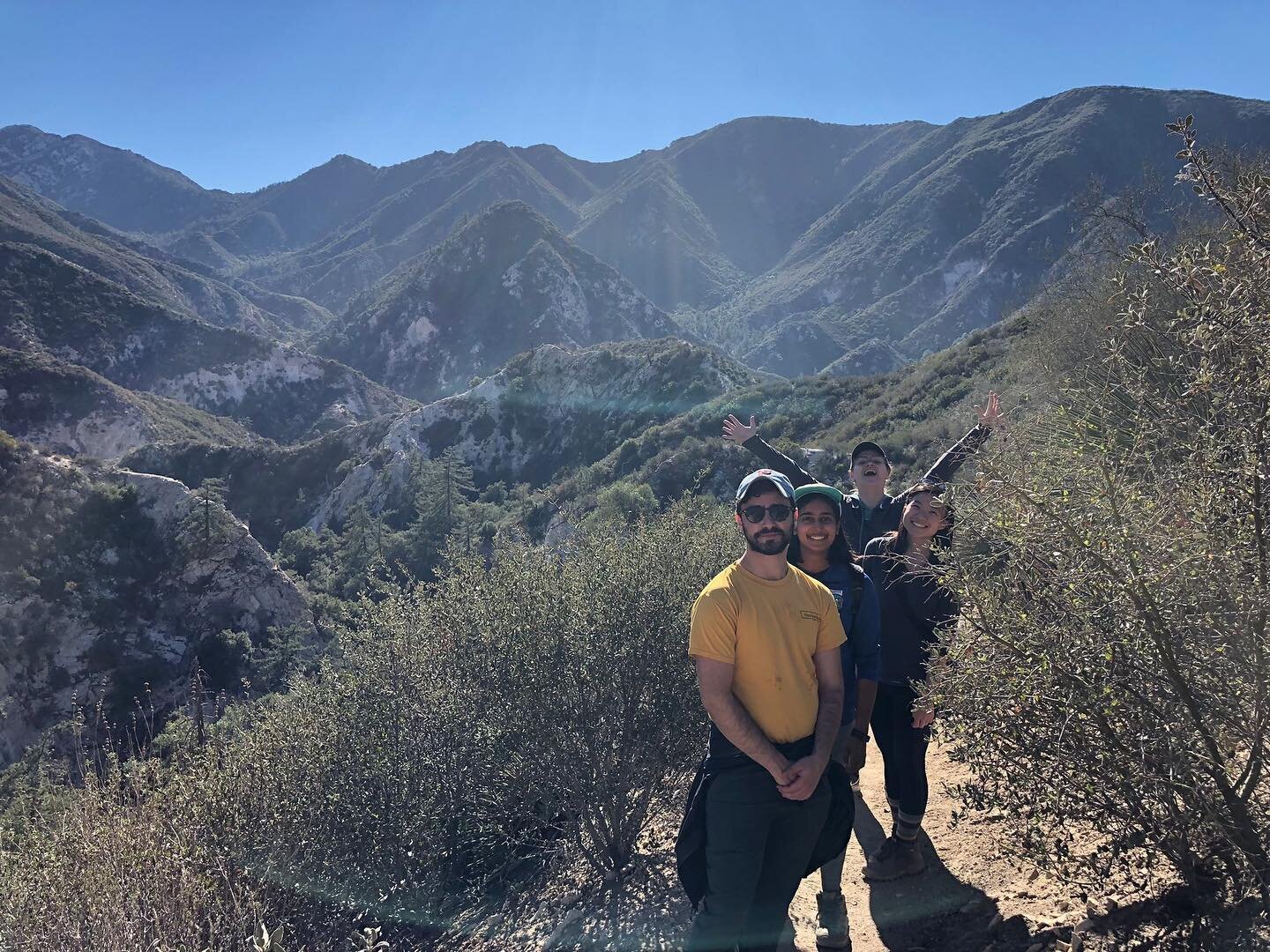 Our PGY1s and PGY2s headed into Angeles National Forest for some hiking this weekend! It was all downhill from here (but unfortunately all uphill on the way back).