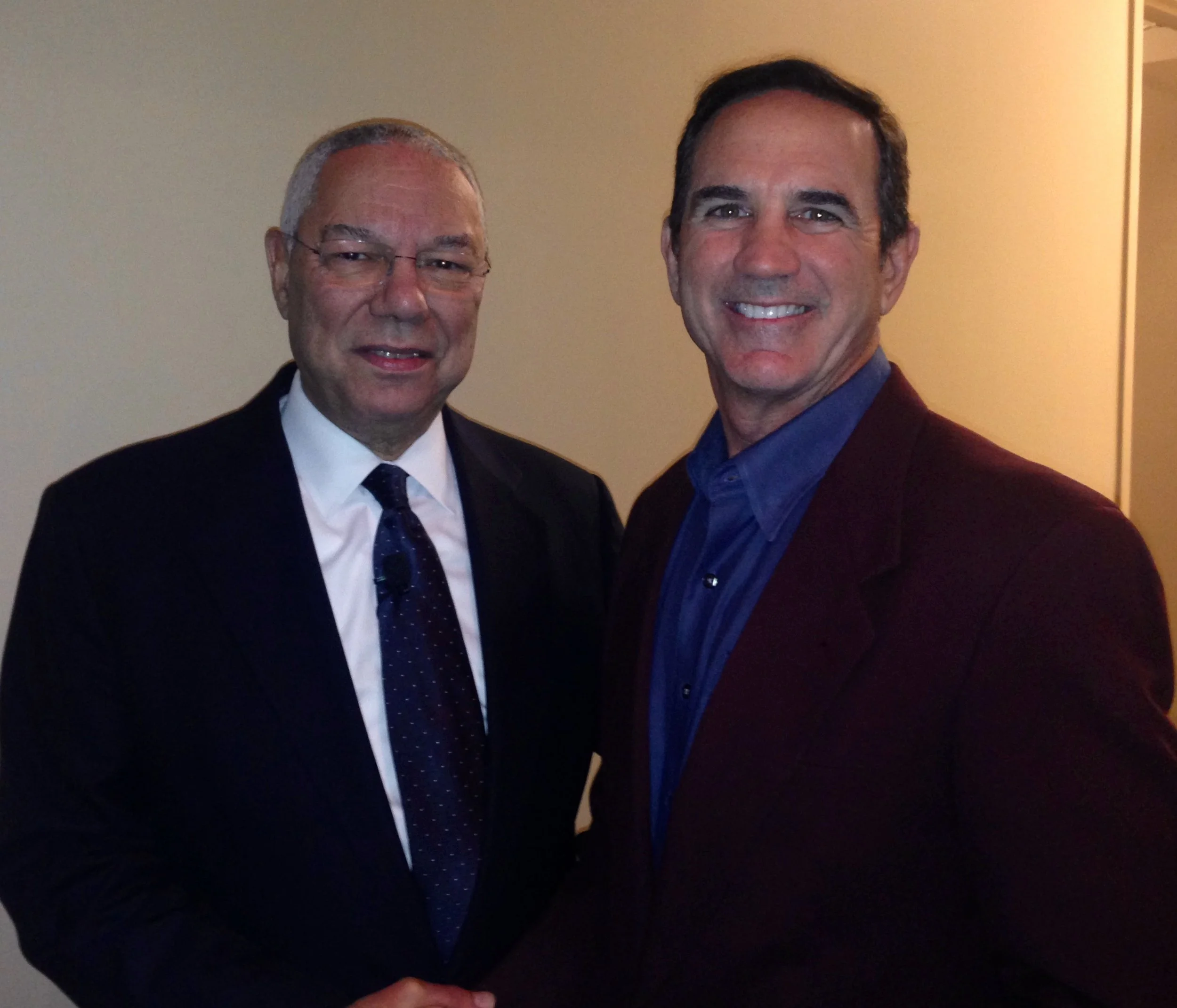  David Ritz with former Secretary of State Colin Powell. 