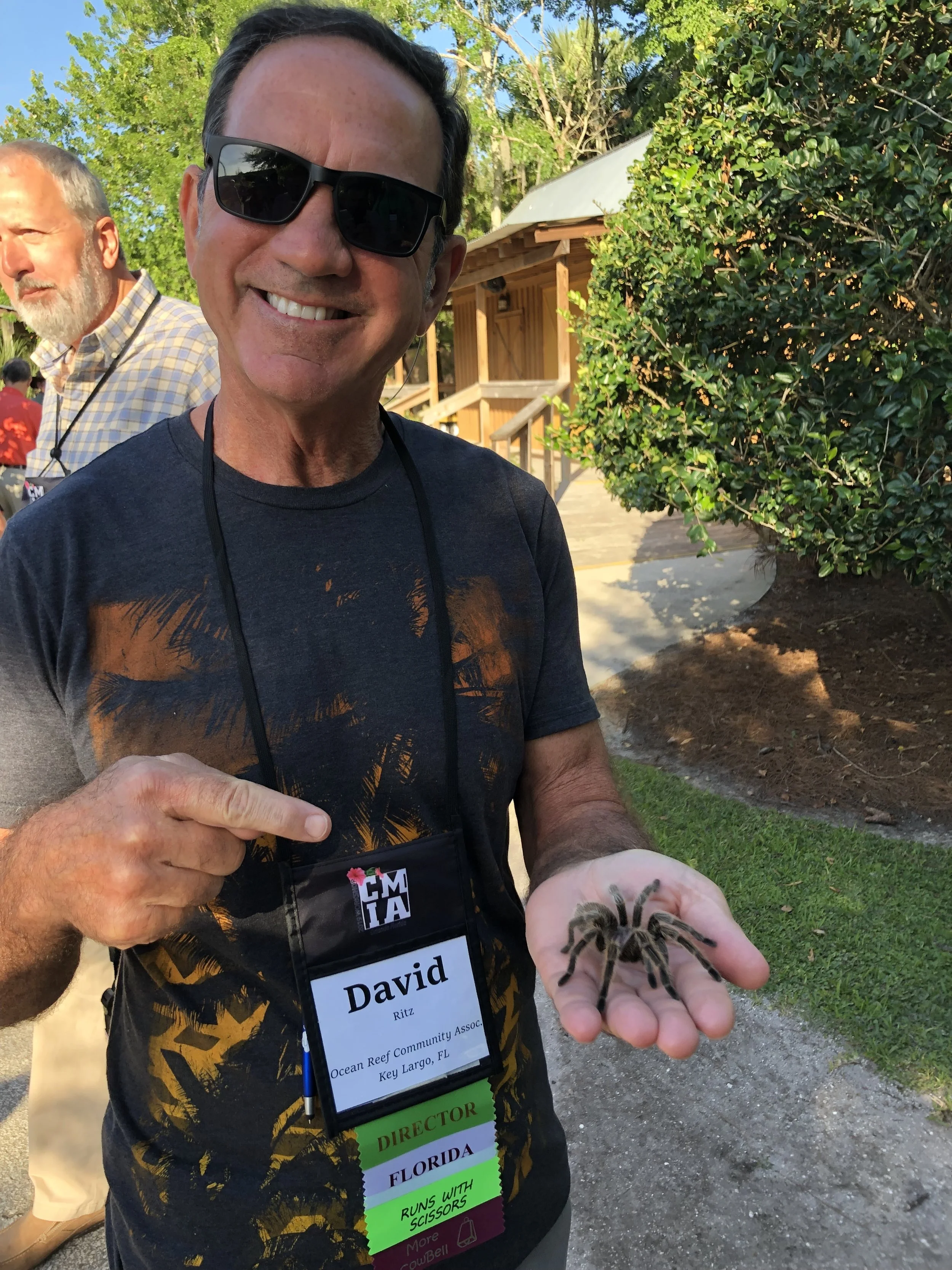  David Ritz at a Community Managers Conference learning about our ecosystem. 
