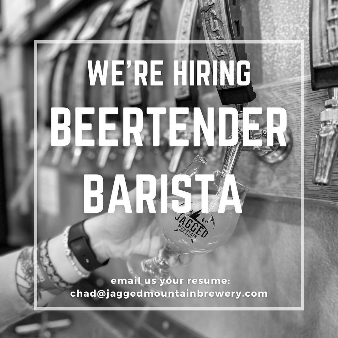 We&rsquo;re Hiring 🍻

Looking for an awesome person to join our team!
Who will continue to create an inclusive and safe place for everyone to enjoy a beer. 

&bull; Part time with interest for cross training @slacklinecoffee 
&bull; 1-3 shifts betwe