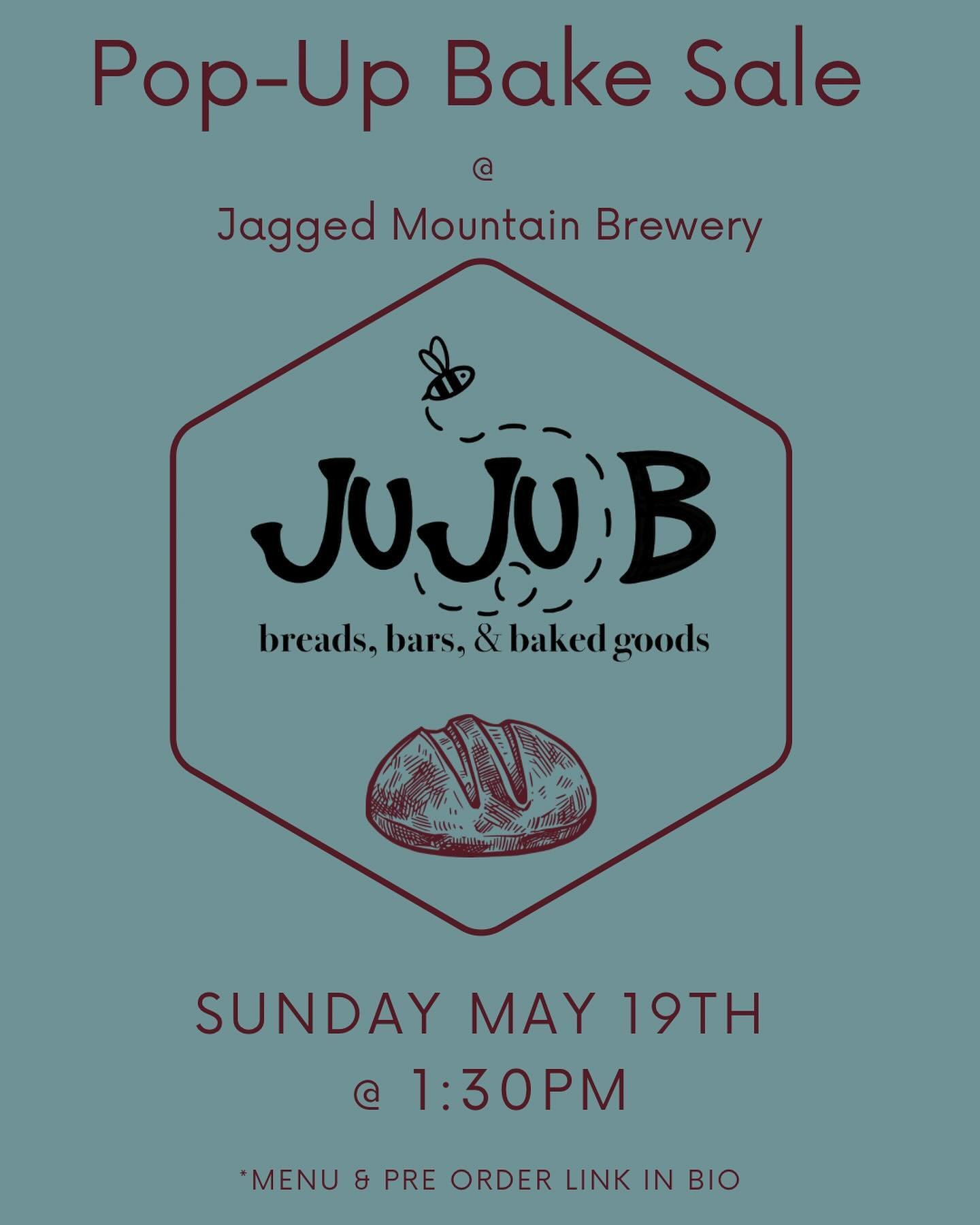 Join us this Sunday for a @jujubbakesnbrews pop-up! 
She is selling her baked goods starting @ 1:30pm
Secure the goods beforehand and preorder your breads and treats 🥖🍪
link to order in bio 👆
See you on Sunday, friends 🍻

#coloradocraftbeer #stat