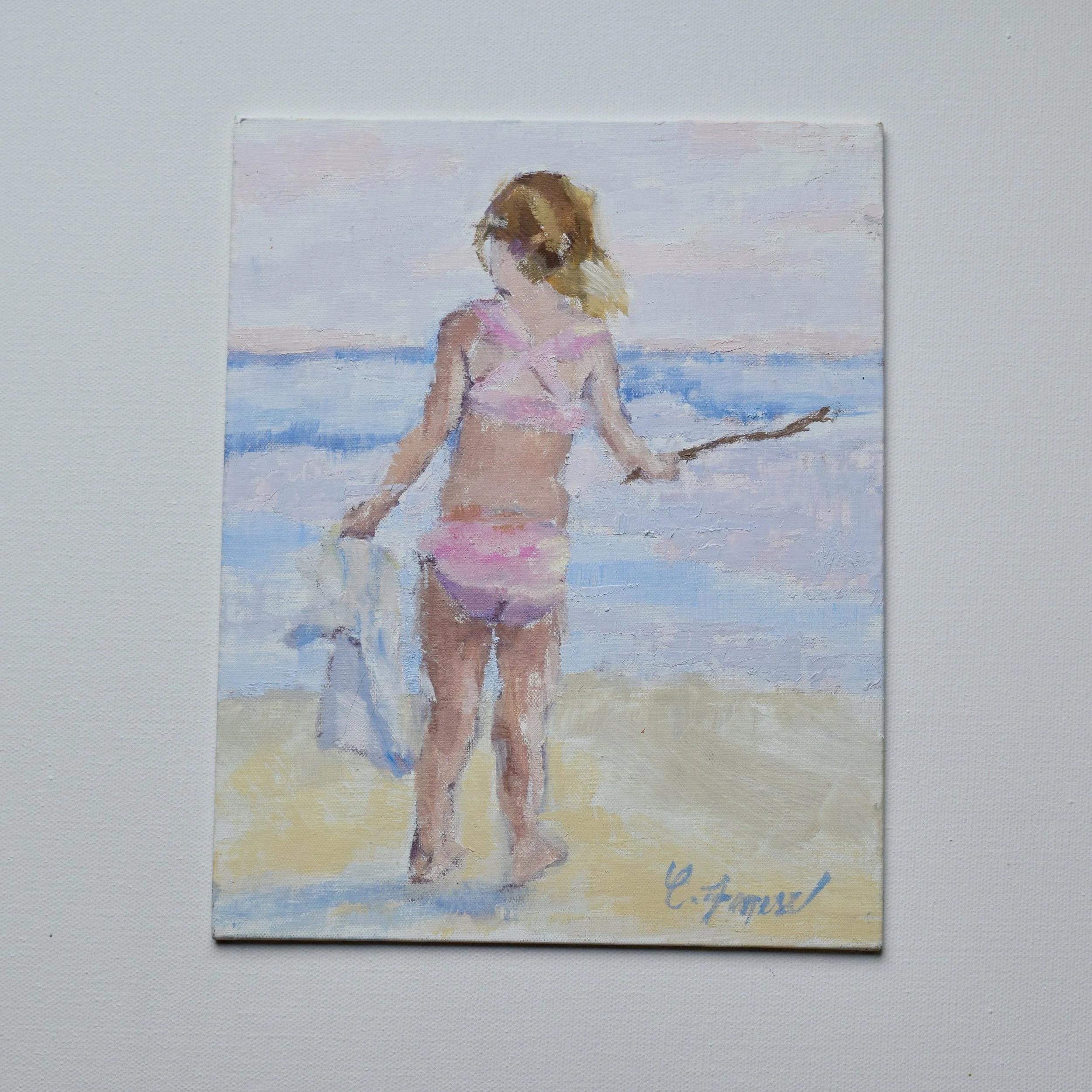 "Little Girl on Beach"