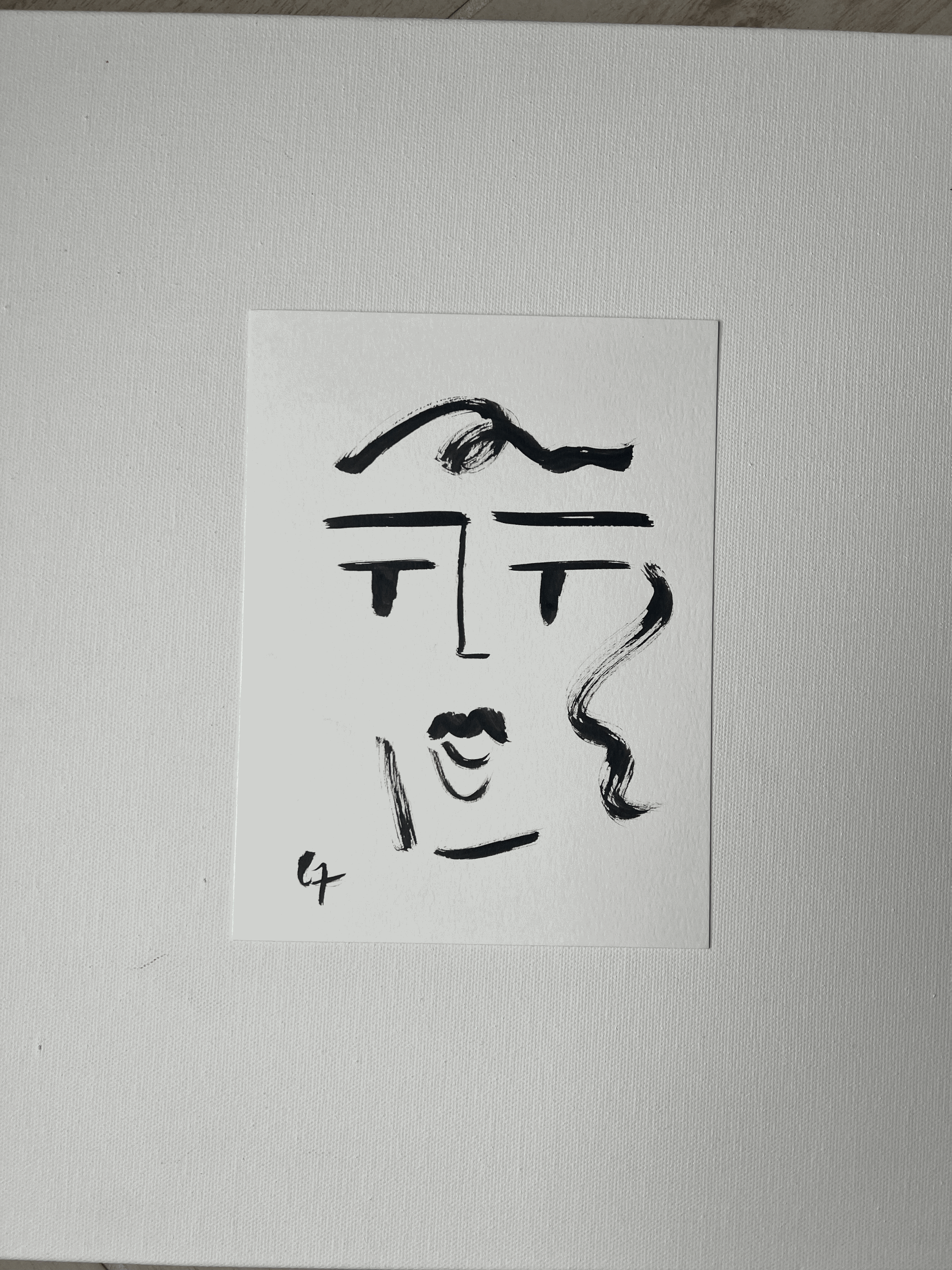 "Matisse" Inspired Face