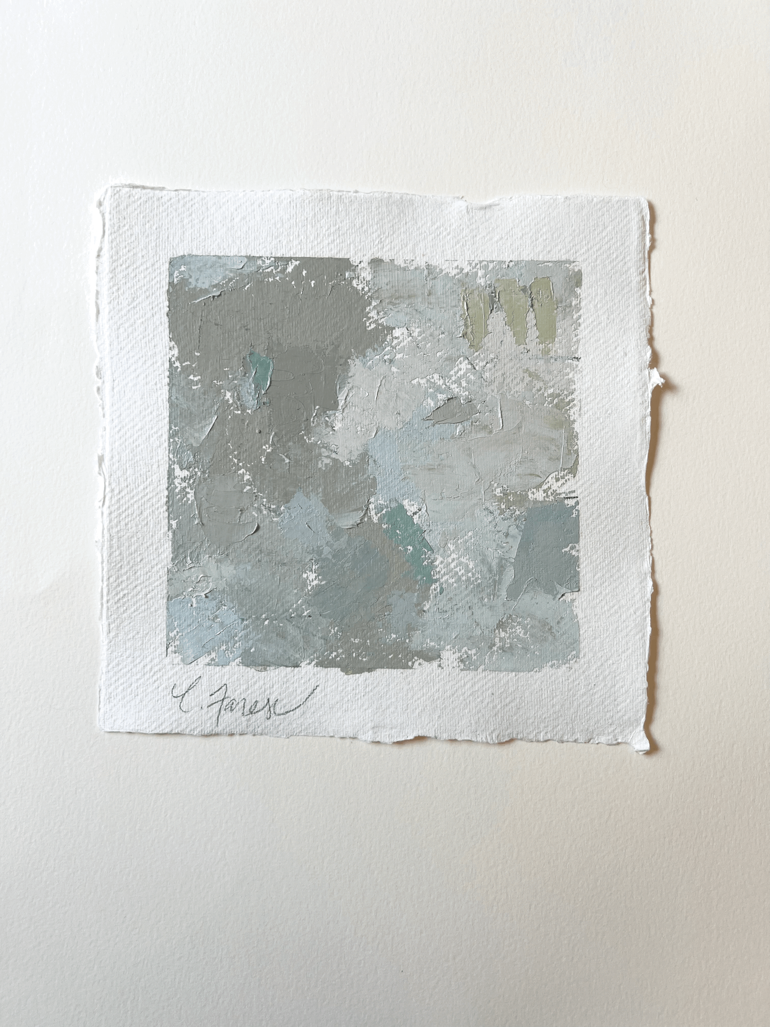 Blue/Grey Abstract II