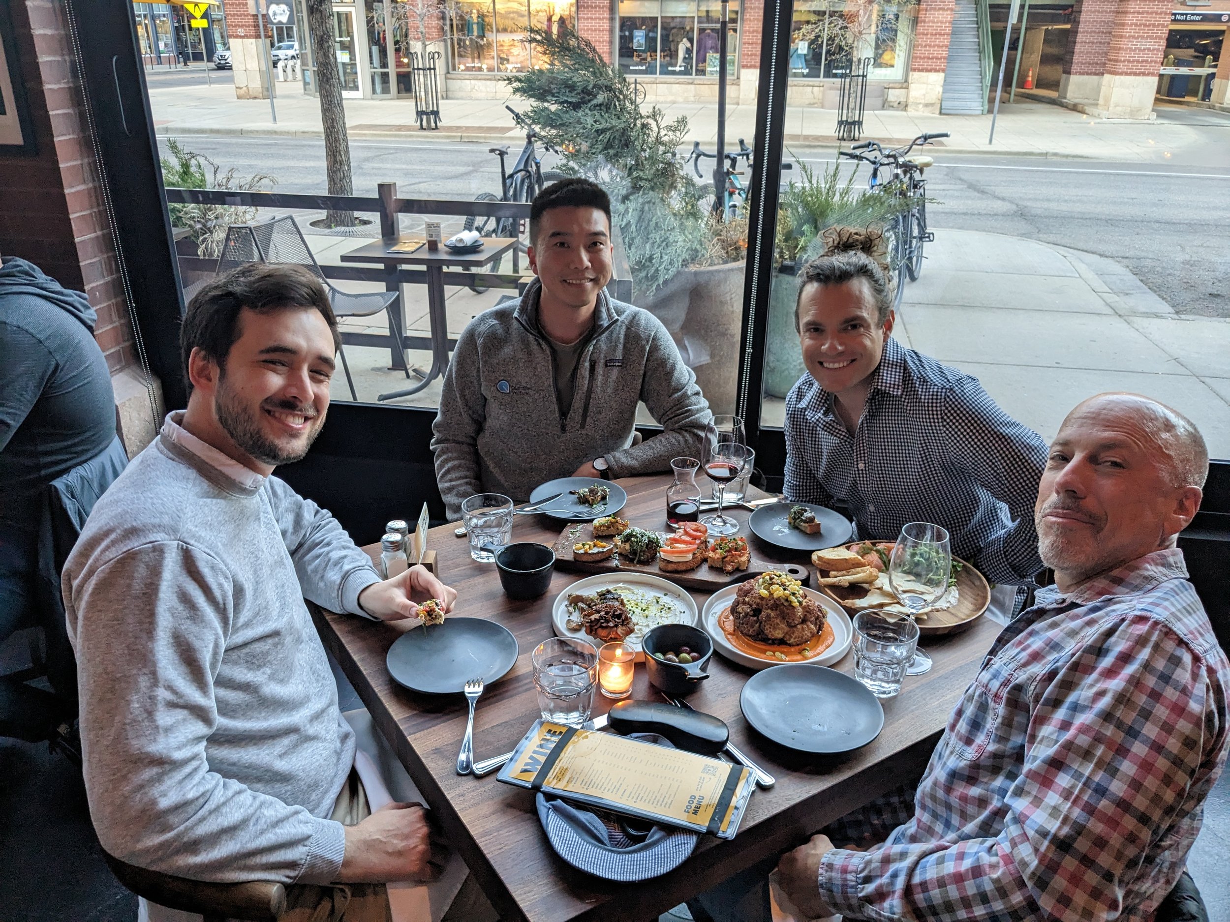 Dinner in Boulder, CO to discuss Environment and Resilience efforts