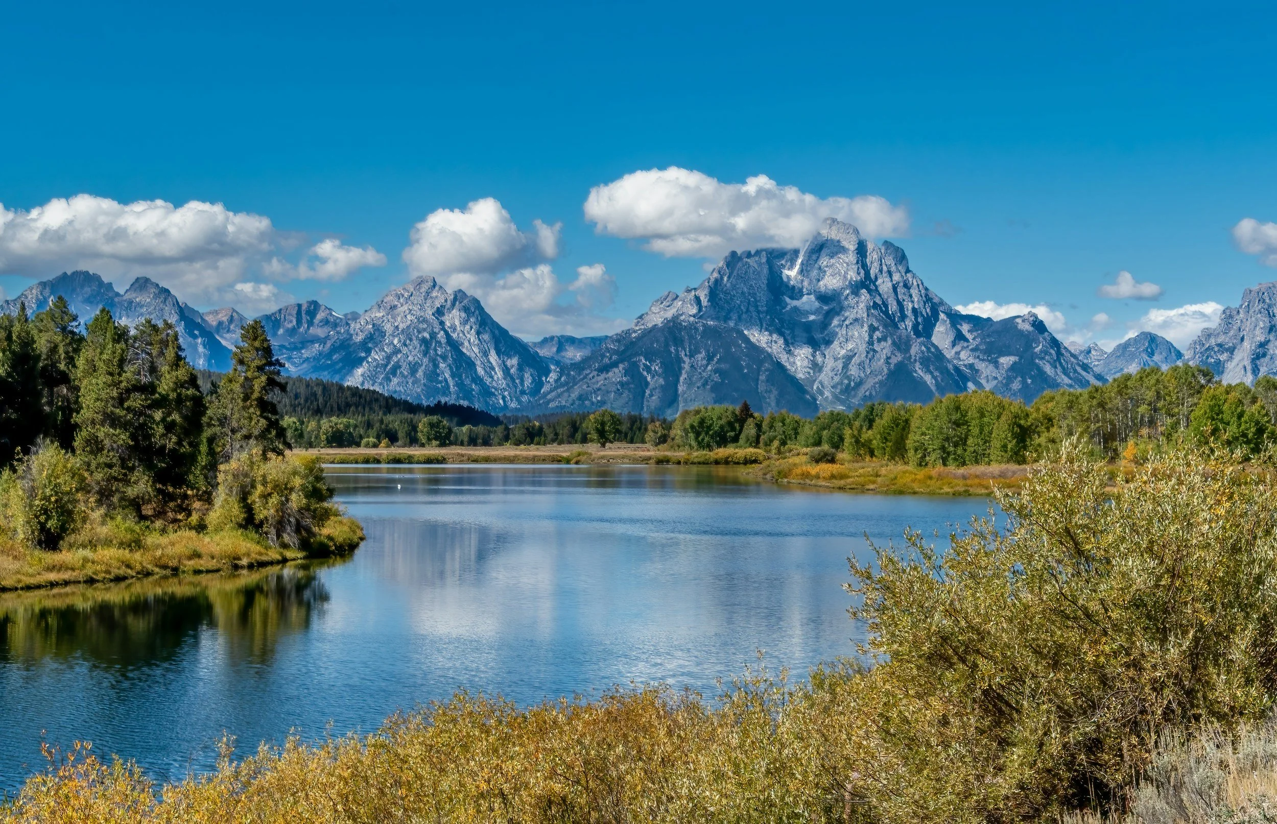 Oxbow Bend on the Snake River in Wyoming