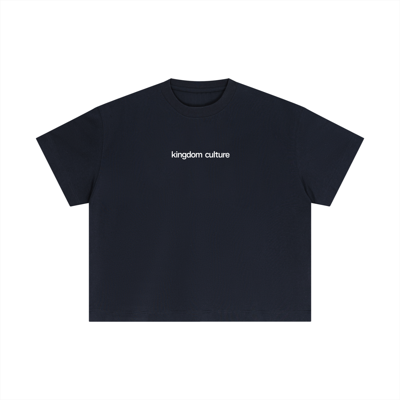 On Earth As in Heaven: Essential Cotton Boxy T-Shirt (Xtra Colours)
