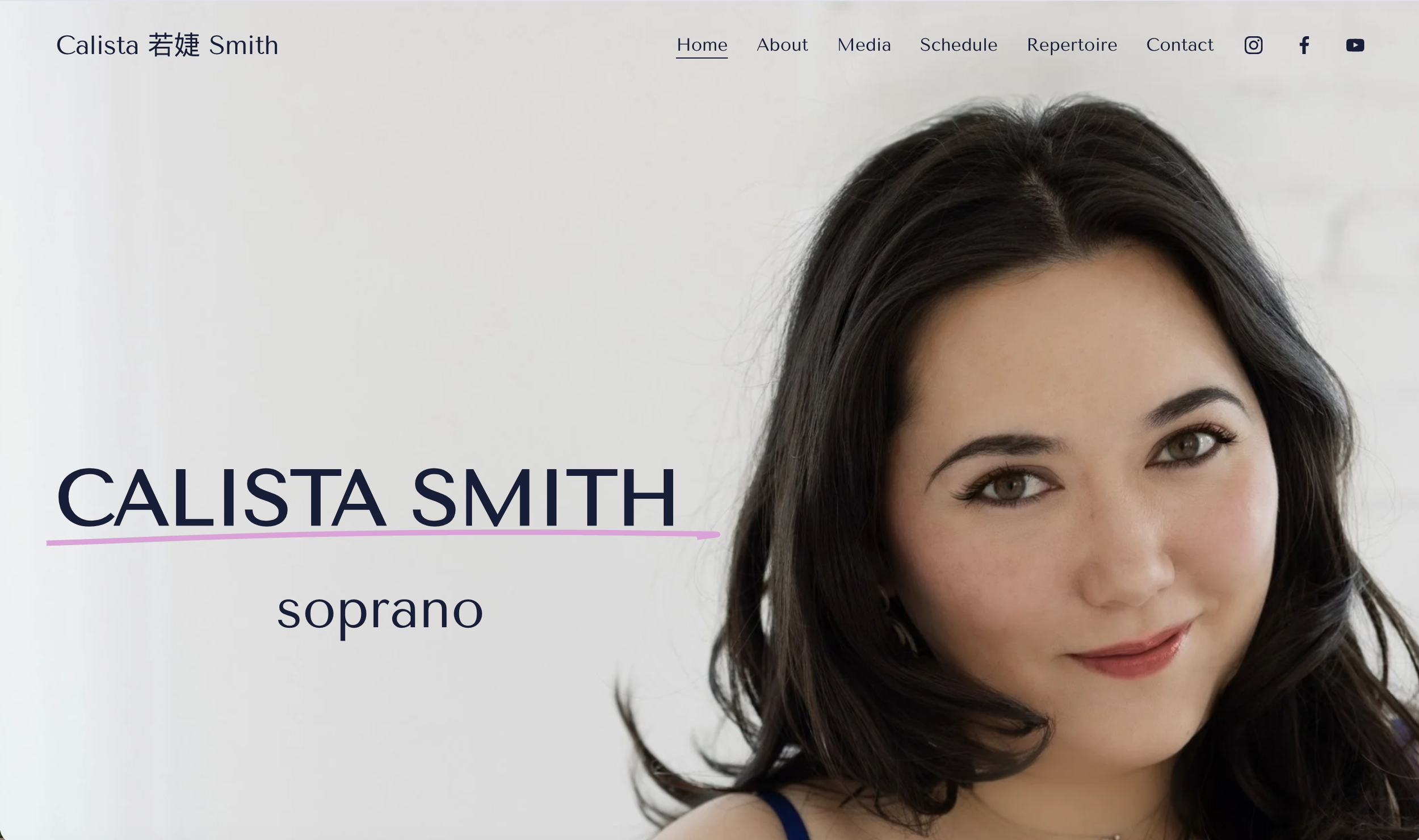 CALISTA SMITH, soprano